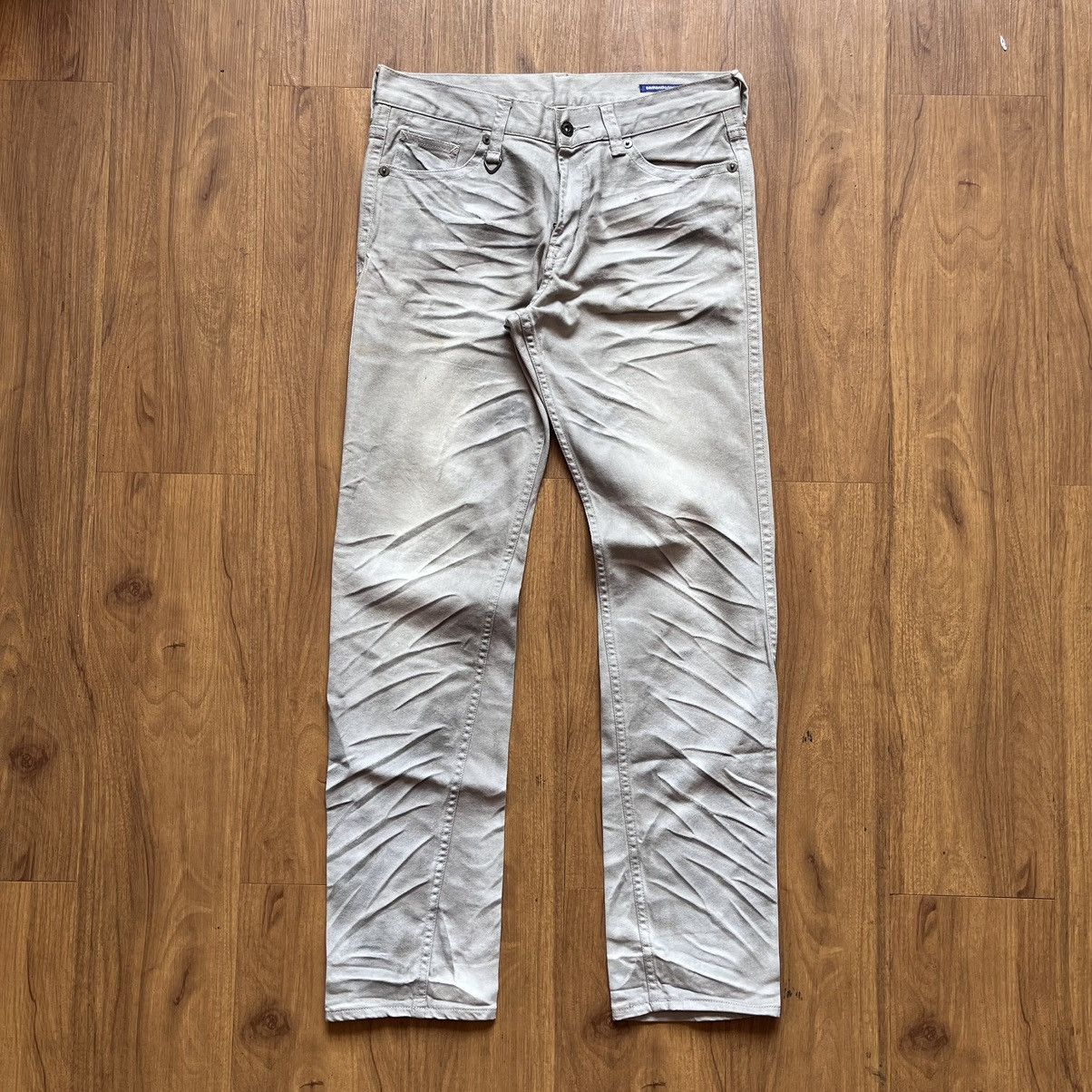 If Six Was Nine × Japanese Brand × semanticdesign Semantic Design Washed Gray Denim Pants Size US 33 - 1 Thumbnail