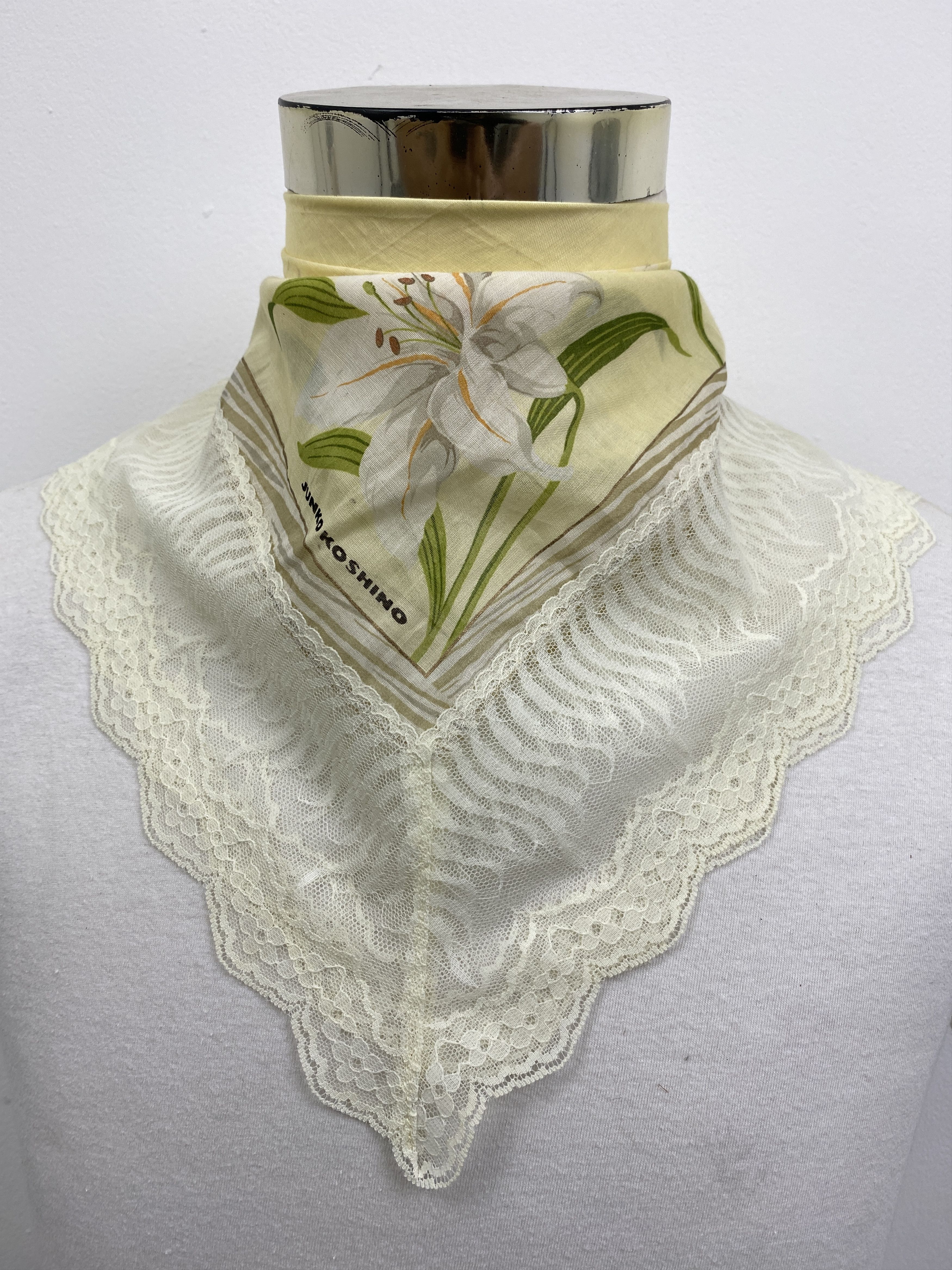 Japanese Brand Junko Koshino Handkerchief / Neckerchief HKC0644 Size ONE SIZE - 2 Thumbnail
