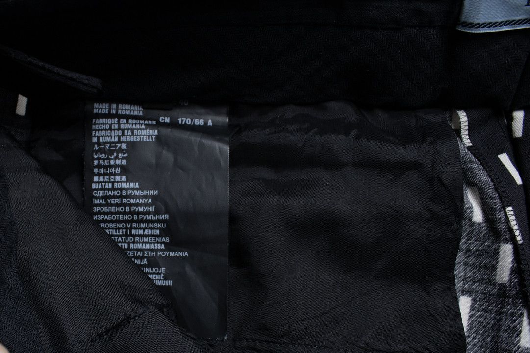 Prada Prada, black graphic printed pantalon Size 27" / US 4 / IT 40 - 6 Thumbnail