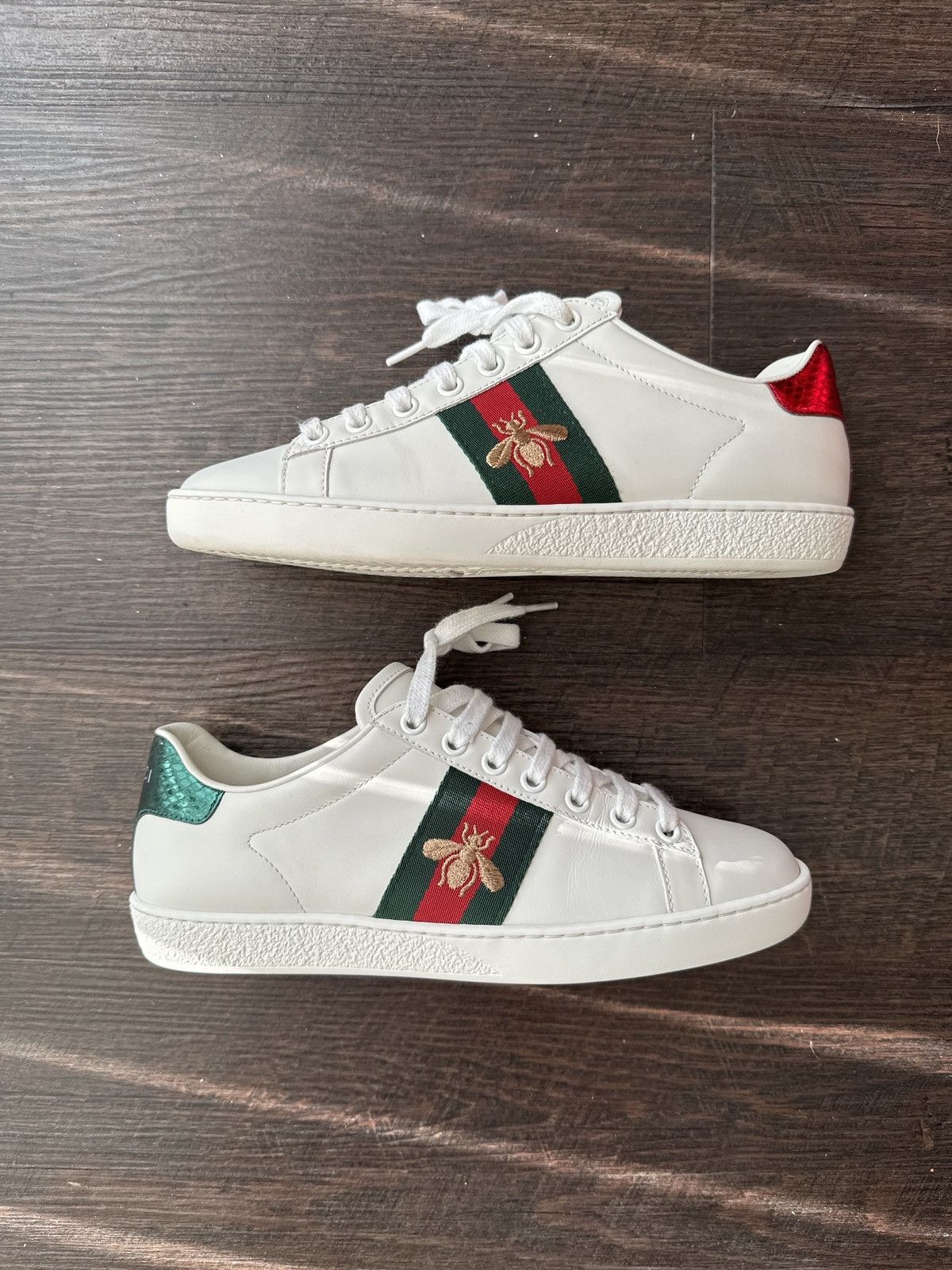 Gucci Gucci Ace Embroidered Women’s Sneaker Sz. 36 Size US 6 / IT 36 - 2 Thumbnail