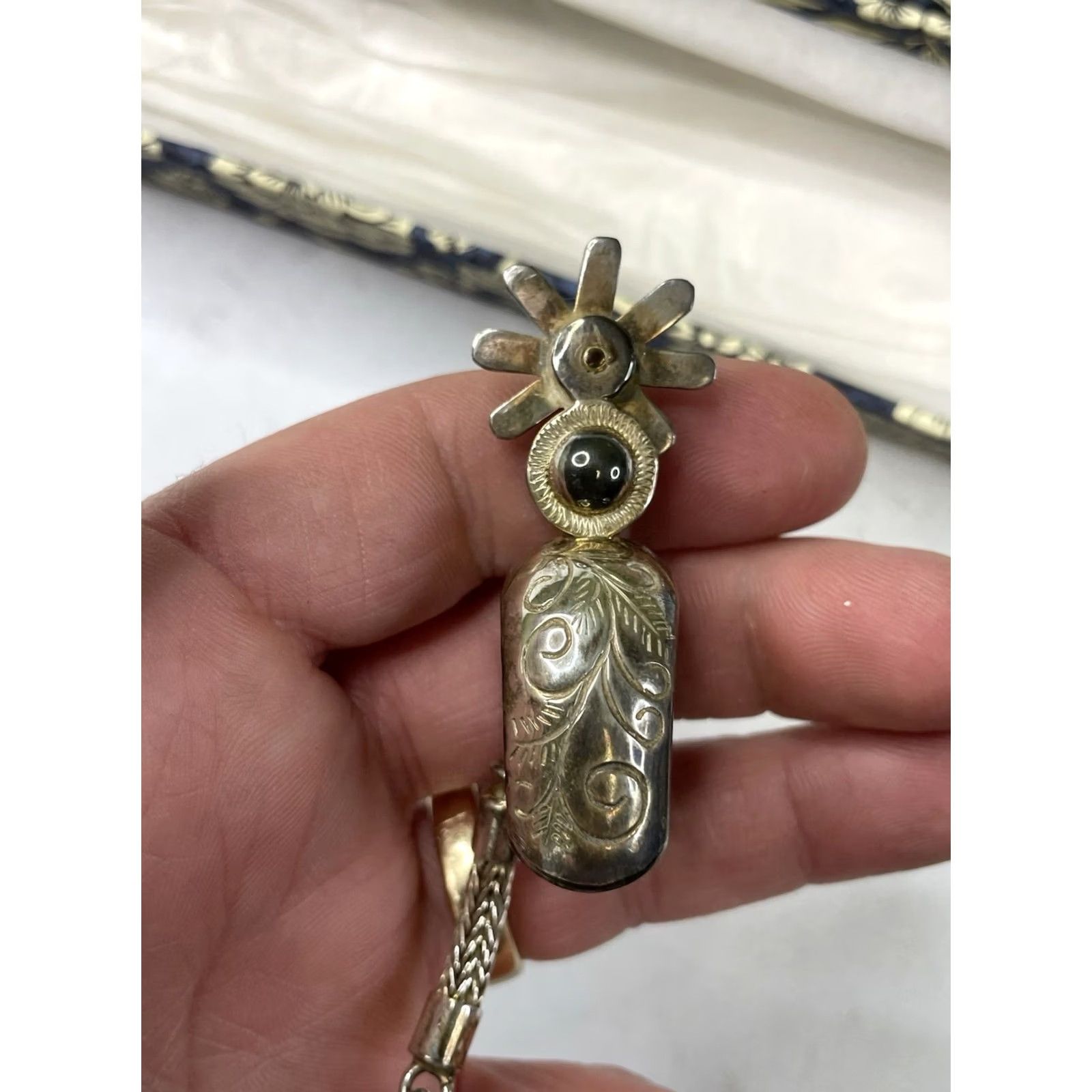 Vintage VINTAGE KEYCHAIN Ilraia 950 Silver From Peru Stirrups Western Charm Women Silver Charmed Size ONE SIZE - 2 Thumbnail