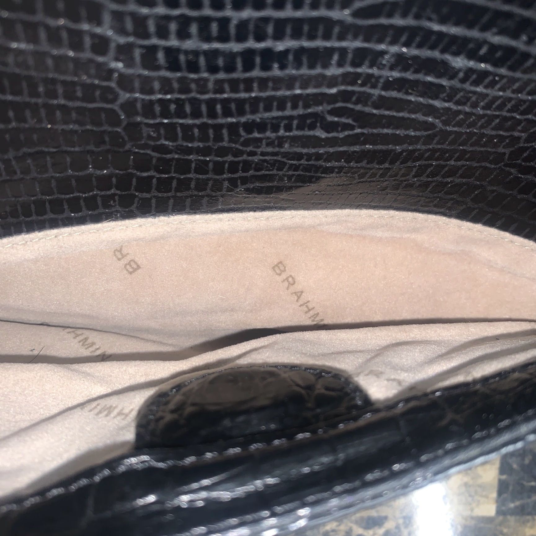VINTAGE Brahmin Melbourne Asher Tote Bag in Black Melbourne Genuine Leather