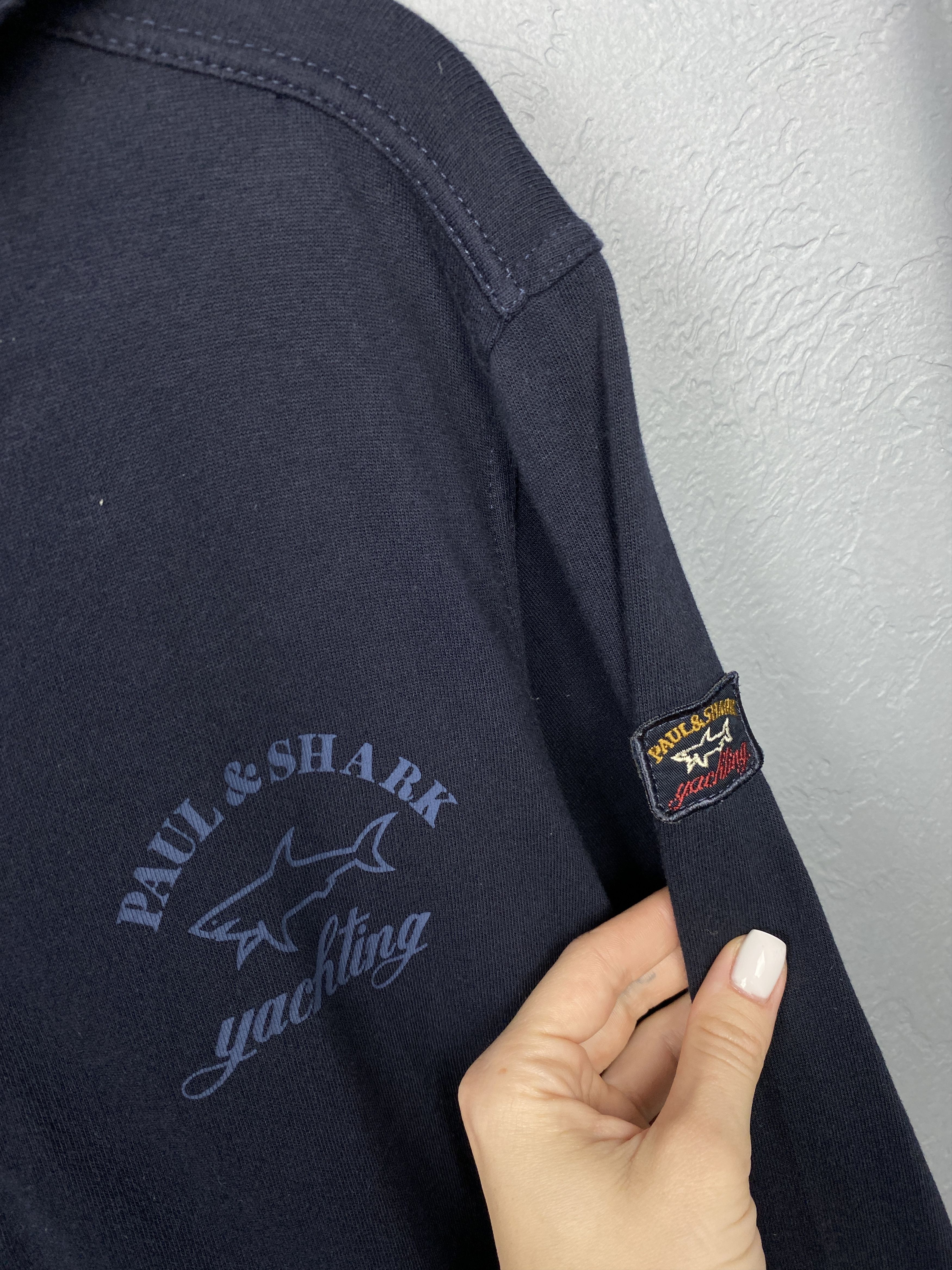 Paul & Shark Paul & Shark Vintage Mens Zip Hoodie Size US L / EU 52-54 / 3 - 3 Thumbnail