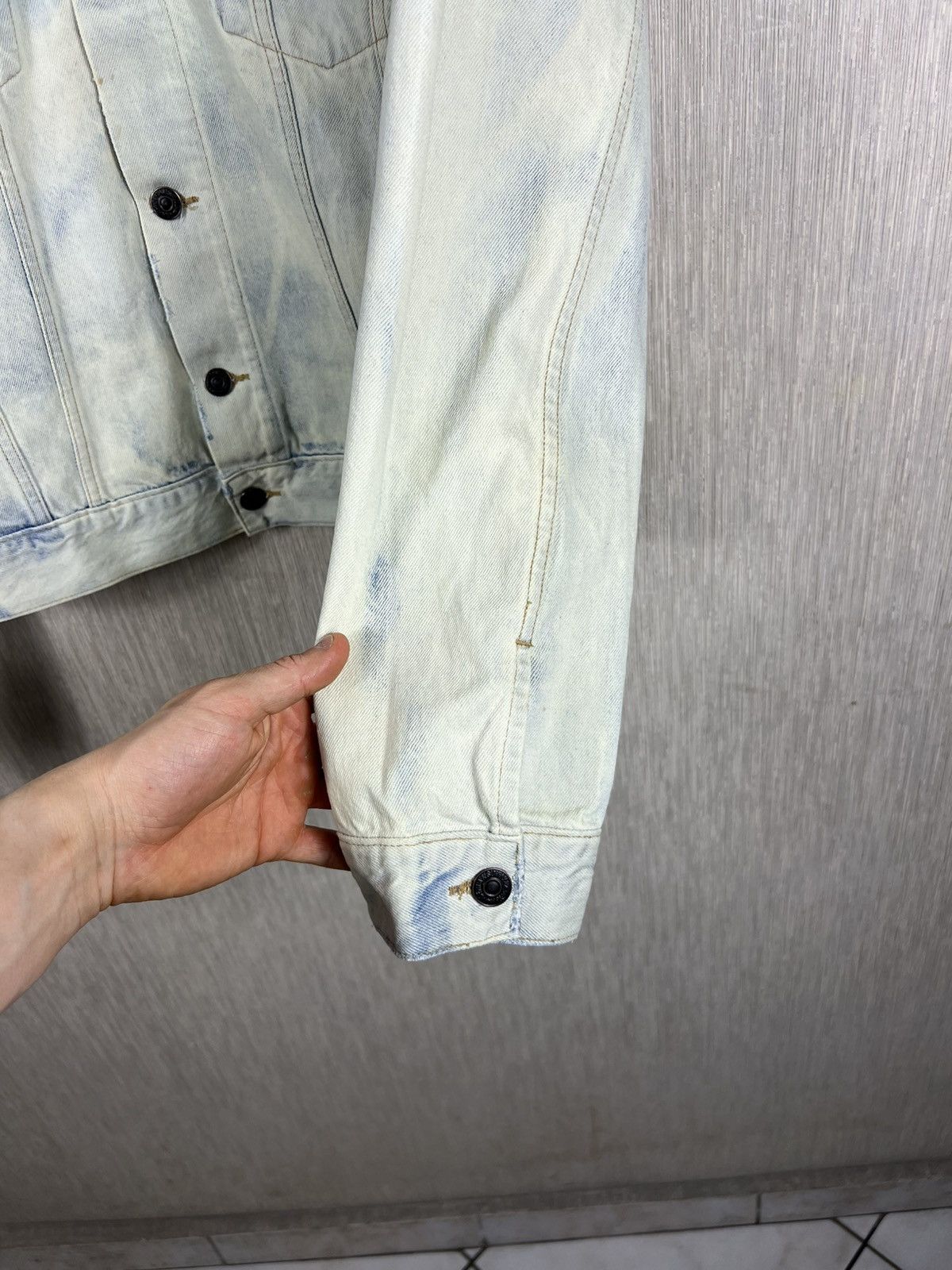 Denim & Supply Ralph Lauren Ralph Lauren denim & supply acid bleach skull denim jacket Size US M / EU 48-50 / 2 - 13 Thumbnail