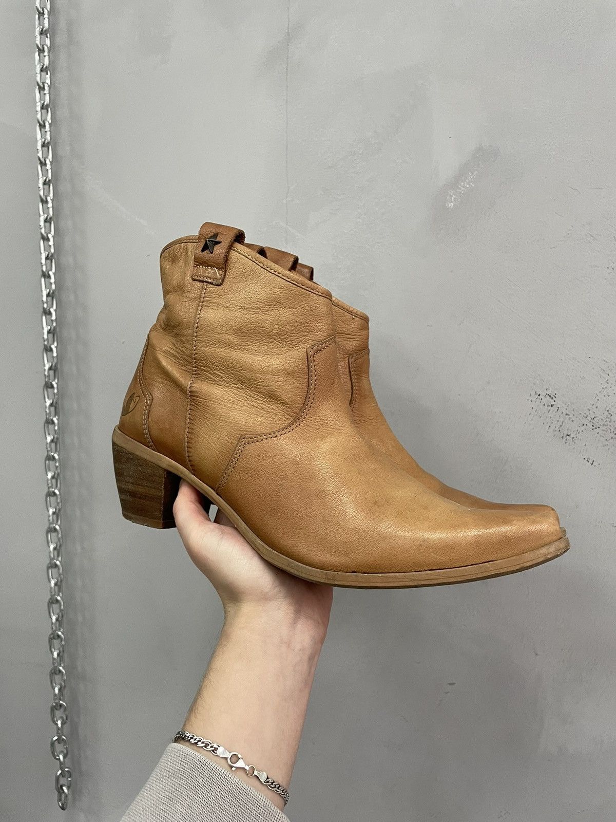 Western Rise Rare leather western boots guidi style 90s texas archive Size US 8 / EU 41 - 2 Thumbnail
