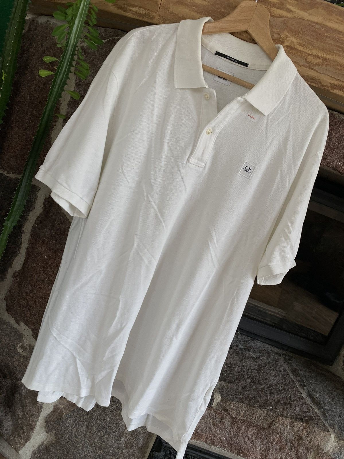 C.P. Company Cp company T-shirt polo white,XXL, Size US XXL / EU 58 / 5 - 2 Thumbnail