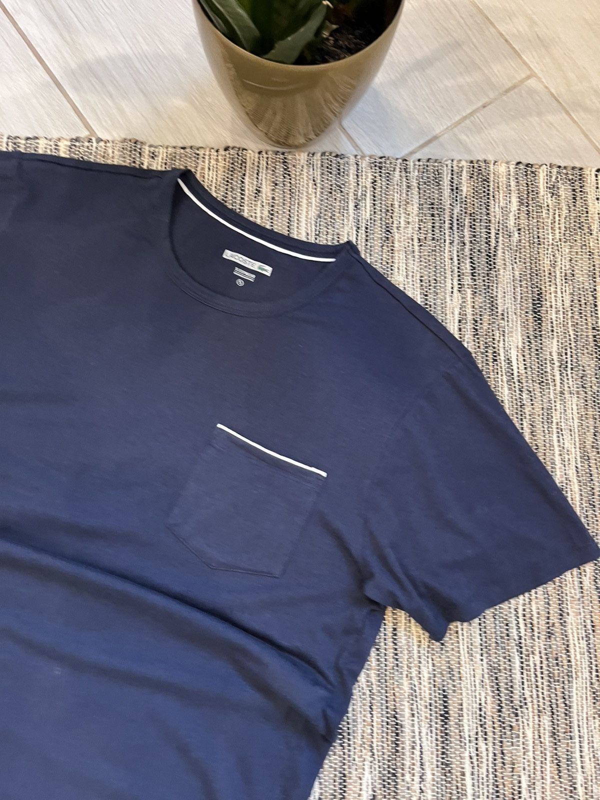 Lacoste × Vintage Lacoste Tshirt Navy Minimalistic tee vintage blue logo Size US S / EU 44-46 / 1 - 3 Thumbnail
