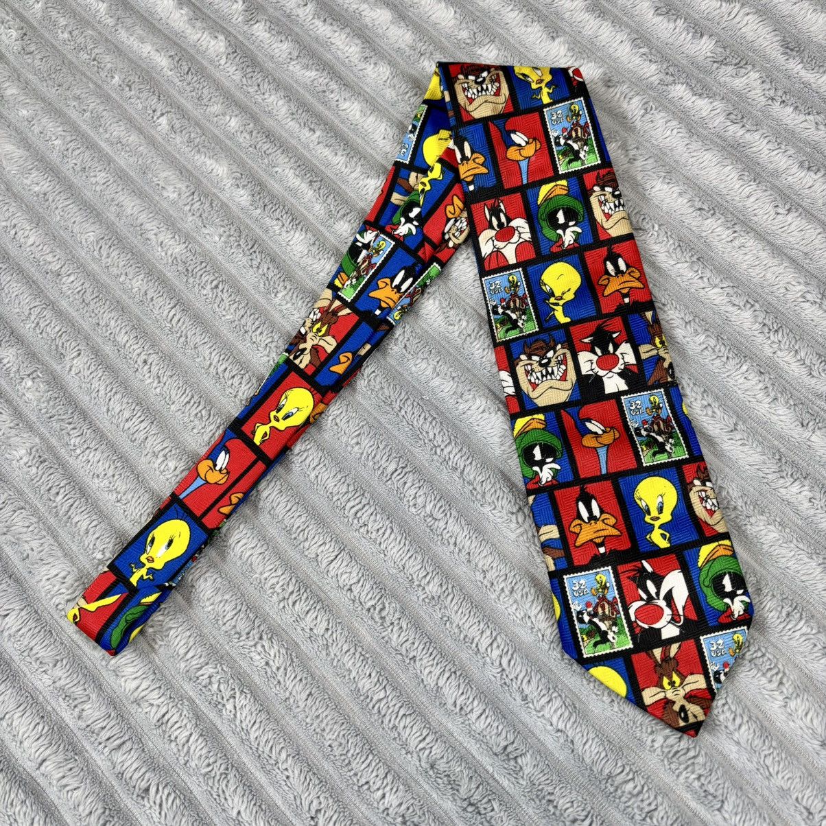 Other Looney Tunes Tie Stamp Collection retro VTG 1997 Size ONE SIZE - 1 Thumbnail