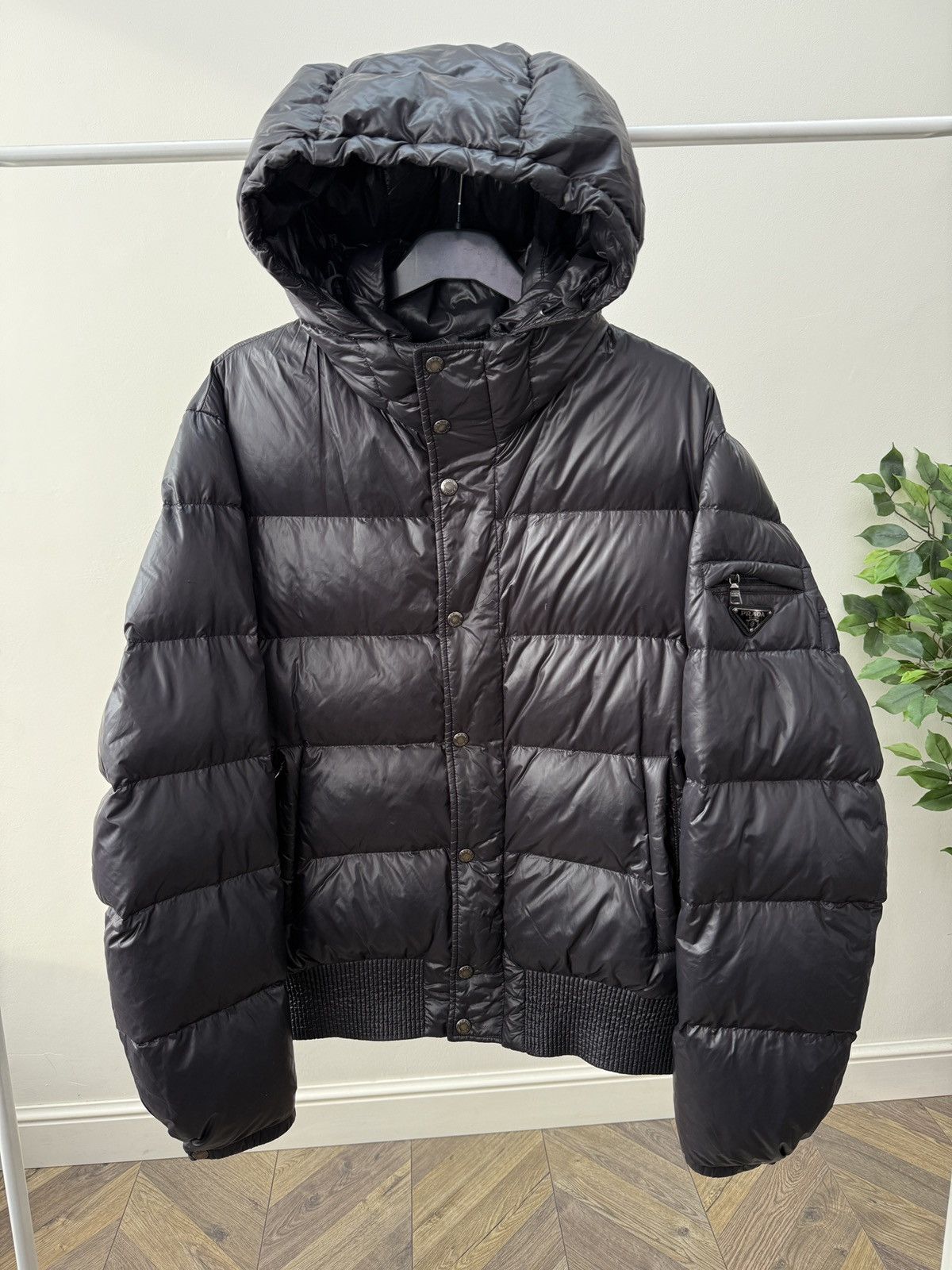 Prada Vintage Prada Milano 2013 Nylon Elderdown Puffer Jacket Size US L / EU 52-54 / 3 - 2 Thumbnail