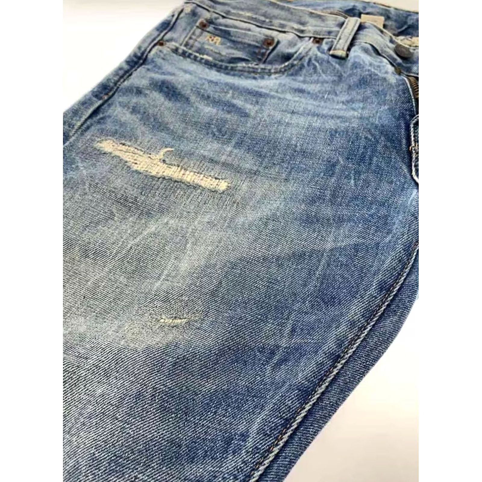 Ralph Lauren RRL Ralph Lauren Jeans Size 29×30 Indigo Cotton Distressed Men's good condition Size US 29 - 8 Thumbnail