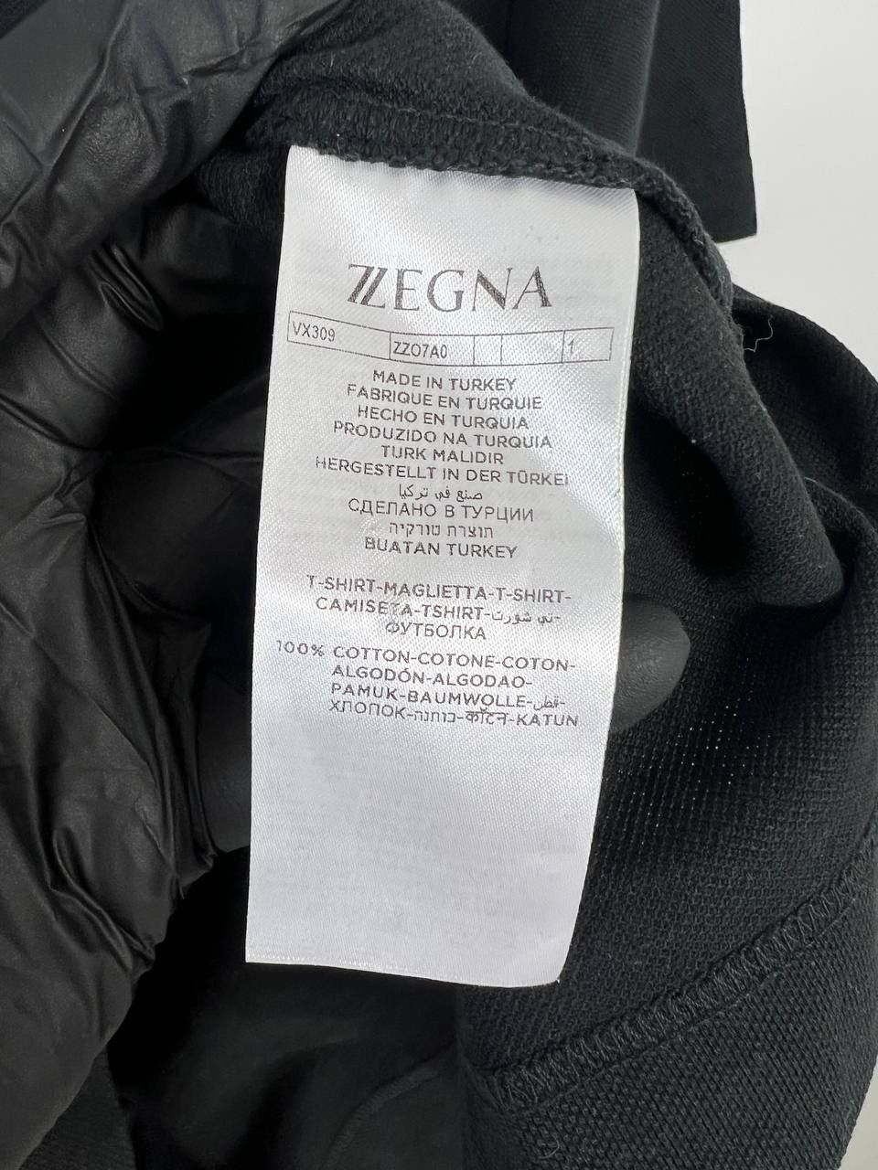 Z Zegna ZEGNA Polo Shirt Men’s Size S Black 100% Cotton Size US S / EU 44-46 / 1 - 4 Thumbnail