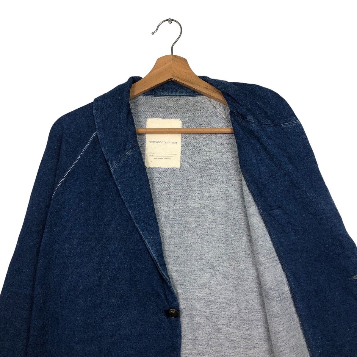 Indigo 📌Vintage Indigo Denim Jacket Worker Westwood 45RPM Size US M / EU 48-50 / 2 - 13 Thumbnail