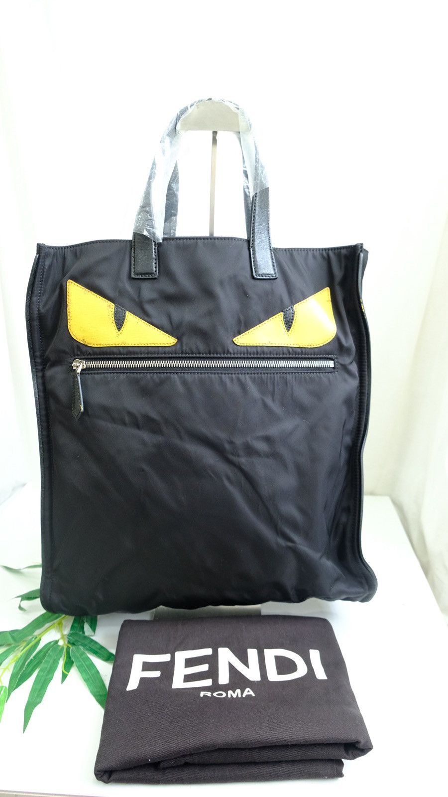 Fendi Fendi Monster tote bag Black nylone Size ONE SIZE - 1 Thumbnail