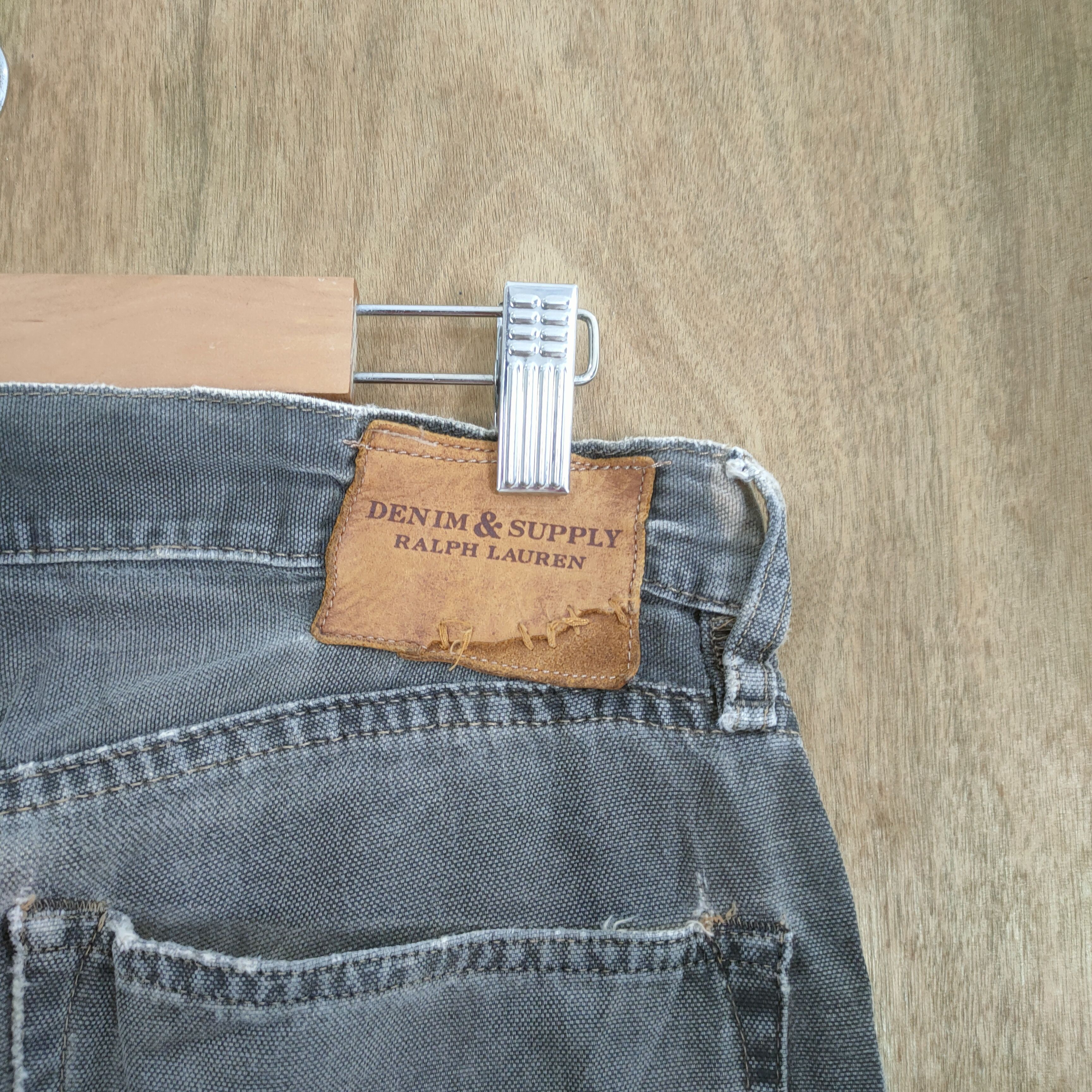 Ralph Lauren VINTAGE RALPH LAUREN BUTTONFLY FADED BROWN JEAN DENIM PANTS Size US 30 / EU 46 - 10 Thumbnail