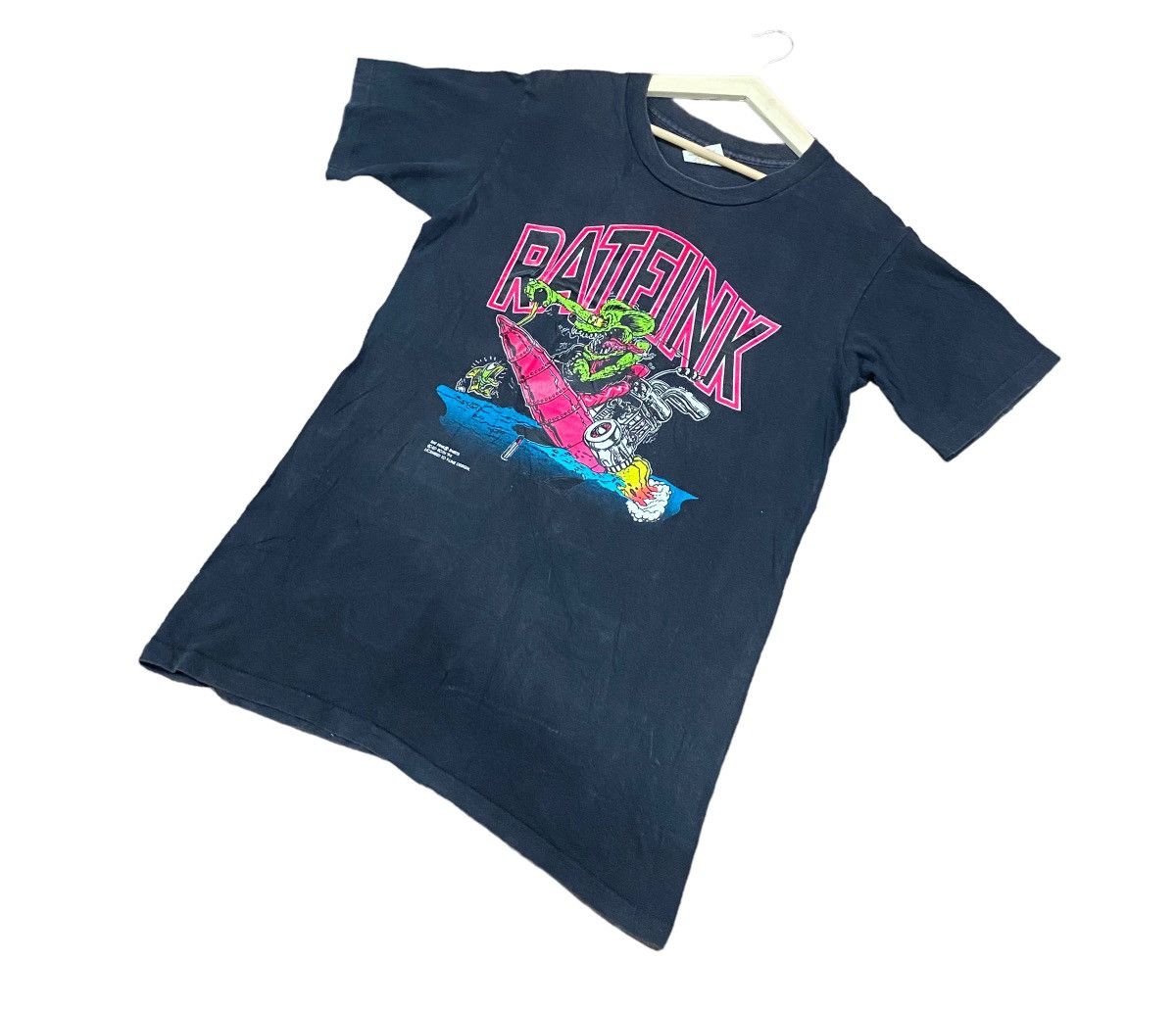 Band Tees × Vintage Vintage Printed Rat Fink Tee Shirt Size US S / EU 44-46 / 1 - 3 Thumbnail