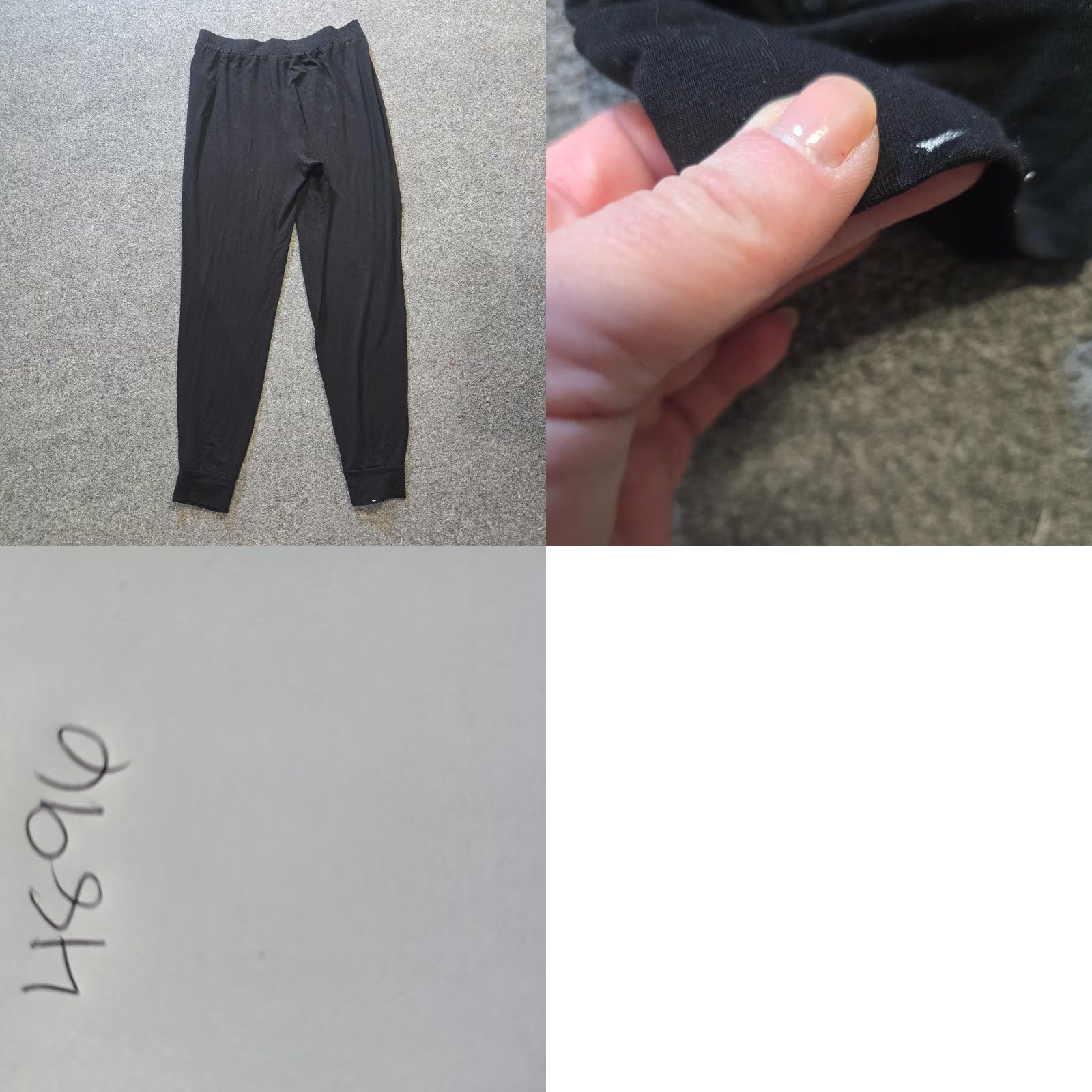 Athleta Athleta Sleep Pants Womens Size S Black Nighttime Bliss Sleep Jogger Pull On Lounge Pants Regular Size 28" / US 6 / IT 42 - 8 Thumbnail