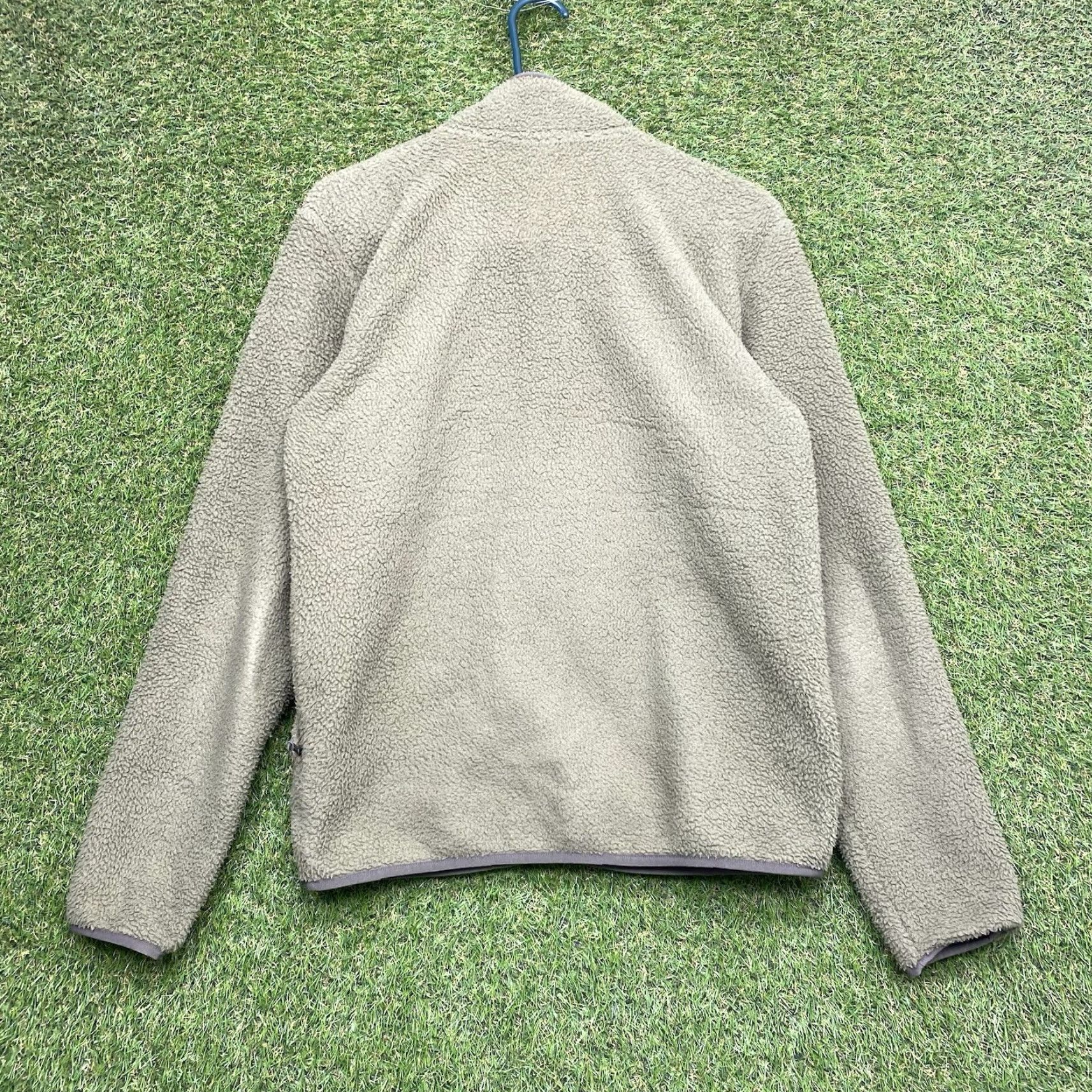 The North Face VINTAGE The North Face Dunraven Sherpa Jacket Mens Small Olive Green Full Zip Pockets Size S / US 4 / IT 40 - 2 Thumbnail