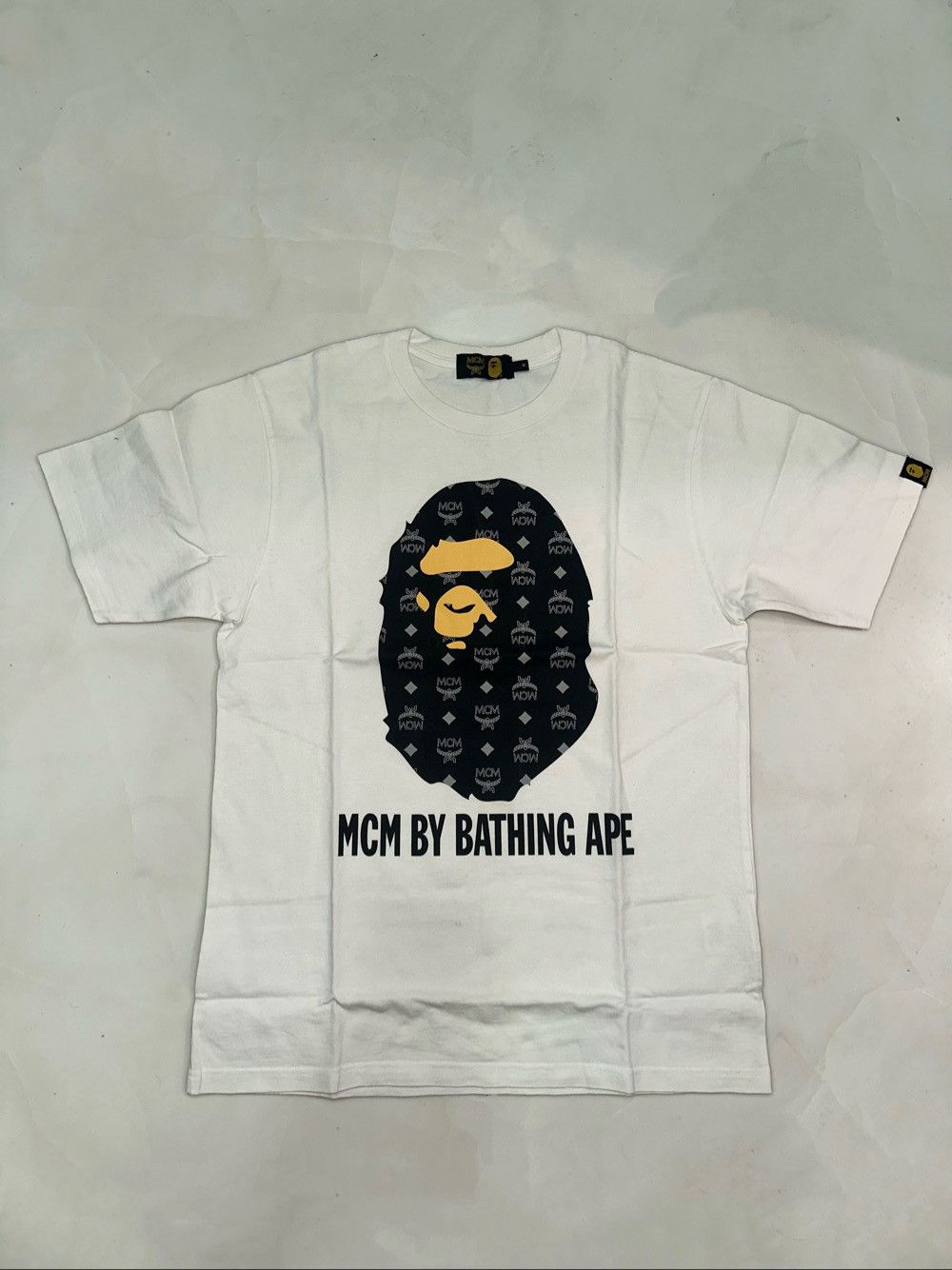 Bape A Bathing Ape x MCM Ape Head Short Sleeve T-Shirt Size M Size US M / EU 48-50 / 2 - 1 Thumbnail