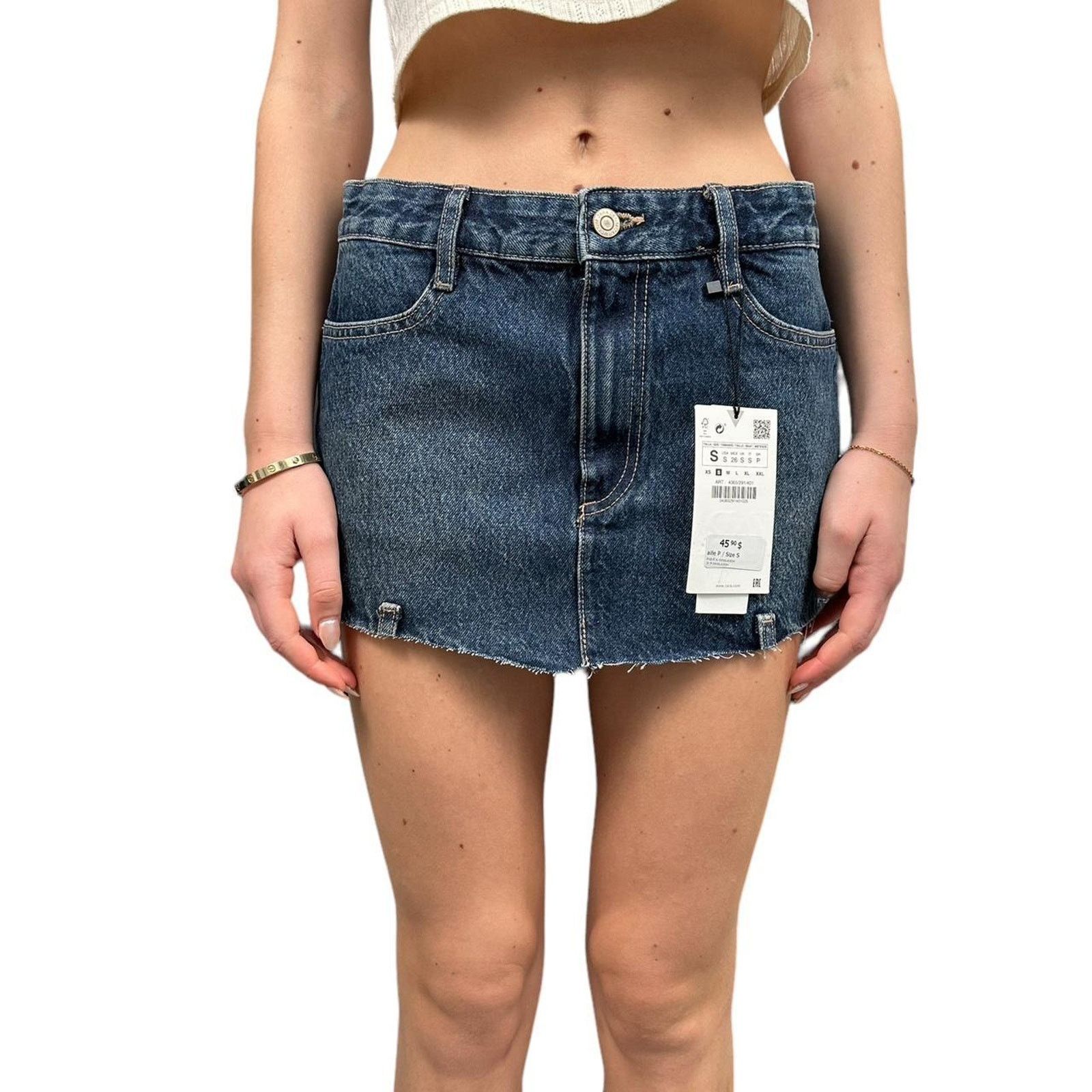 Zara denim skirt brand new Size 28" / US 6 / IT 42 - 3 Thumbnail