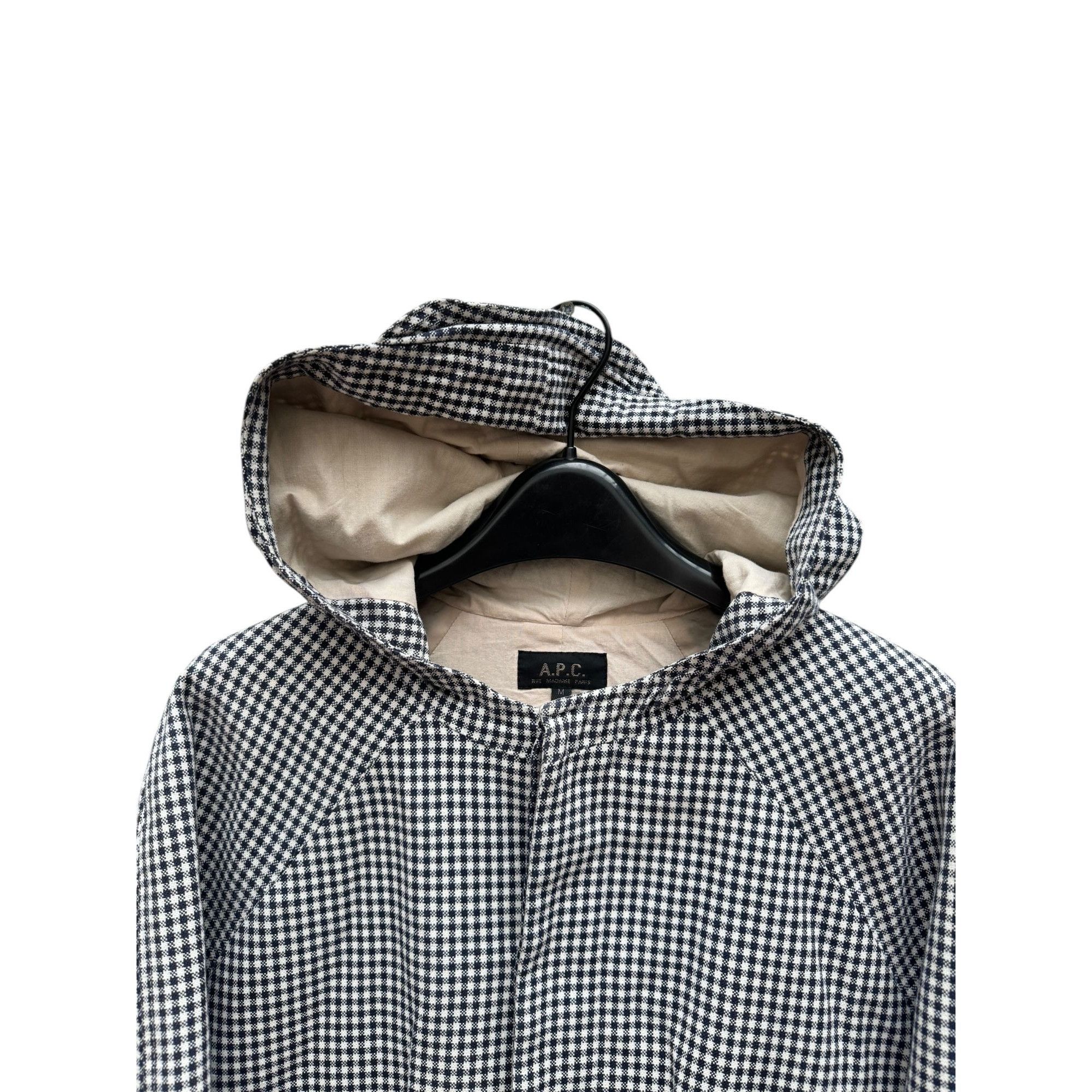 A.P.C. Checkered Parka Coat Size M / US 6-8 / IT 42-44 - 3 Thumbnail