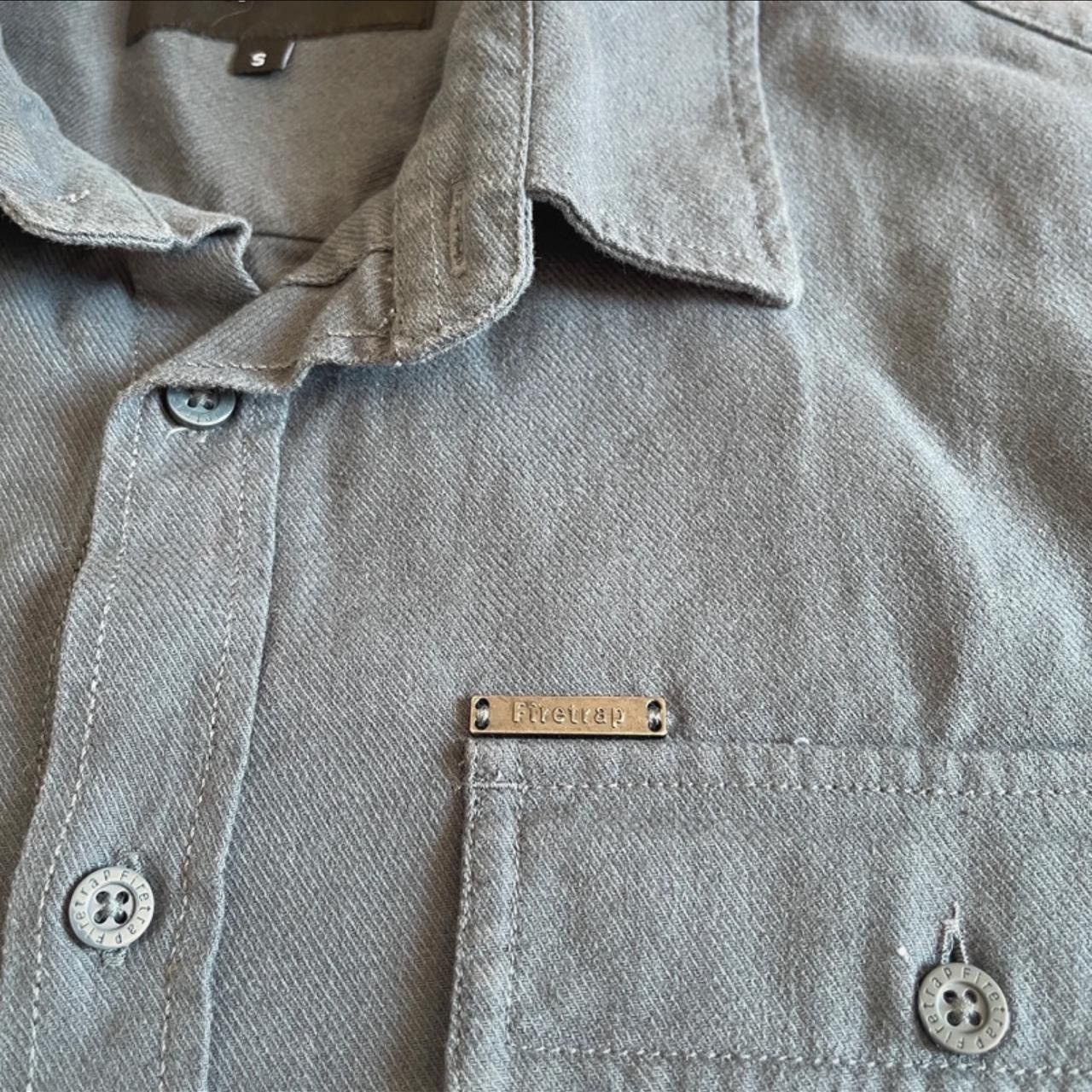 Firetrap Firetrap Tanner Shirt Dark Slate Men's Size S Grey New Size US S / EU 44-46 / 1 - 6 Thumbnail