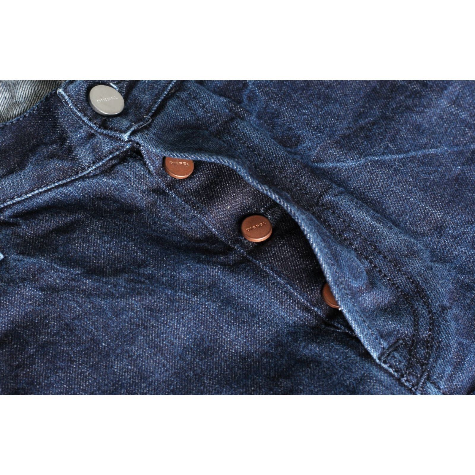 Diesel DIESEL MARKHY 080AE Tapered Jeans Men W34 L30 Made in ITALY DZ7989 blue denim 5-pocket Mens Jeans Size US 34 / EU 50 - 6 Thumbnail