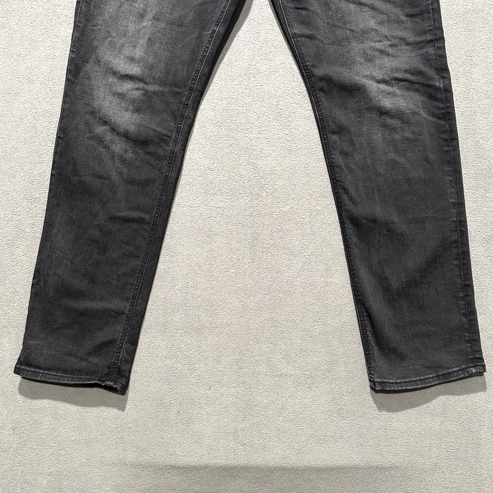 Silver Jeans Co. Silver Jeans Mens Jeans Dark Gray Denim Athletic Fit Tapered Leg 34x30 Size US 34 / EU 50 - 5 Thumbnail