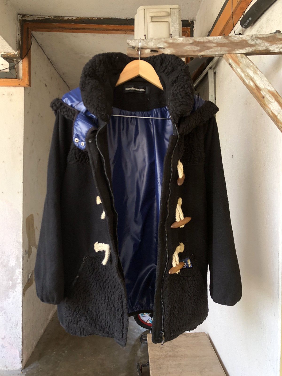 Issey Miyake Nice🥷Mercibeaucoup by Issey Miyake Big Hoodie Fleece Jacket Size L / US 10 / IT 46 - 4 Thumbnail