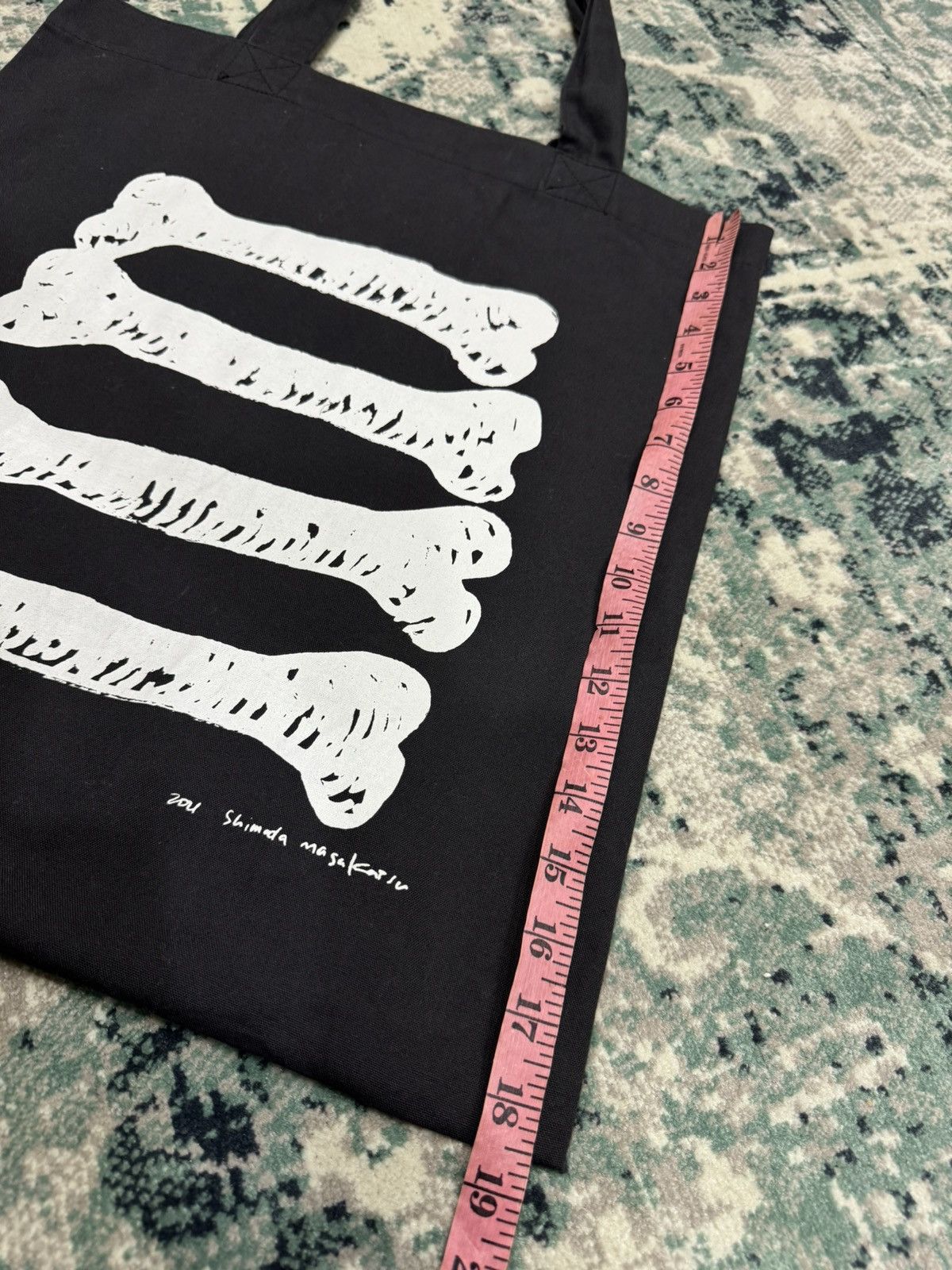Japanese Brand × Vintage 2021 SHIMODA MASAKATSU IDEE LINE IN ART TOTE BAG Size ONE SIZE - 3 Thumbnail