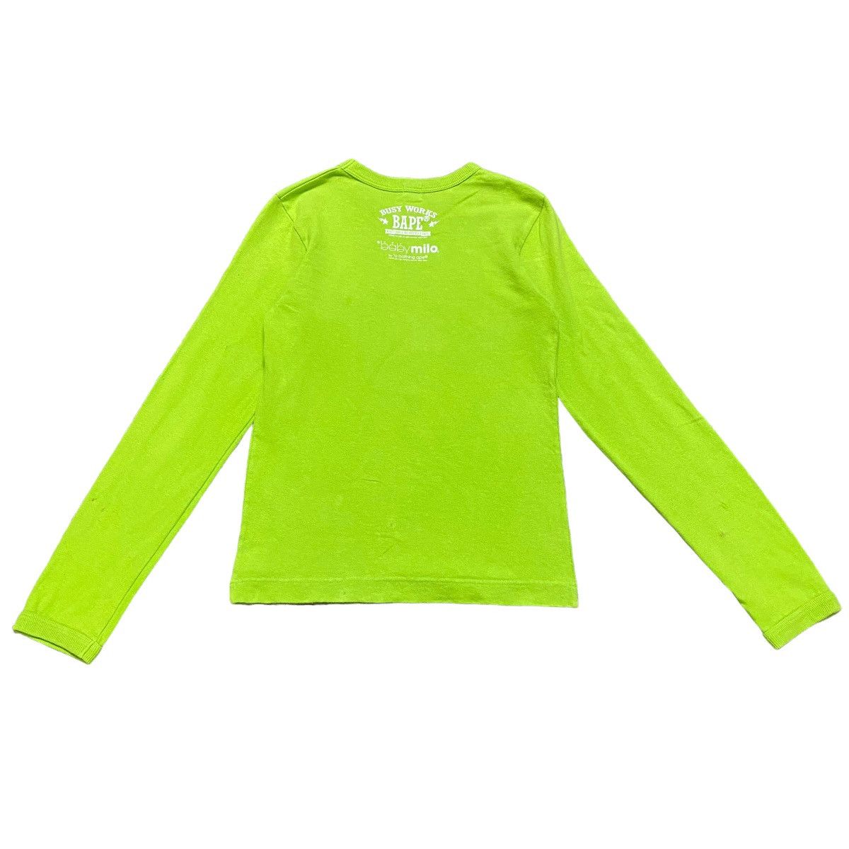 Bape Baby Milo Long Sleeve Tee Size S / US 4 / IT 40 - 2 Thumbnail