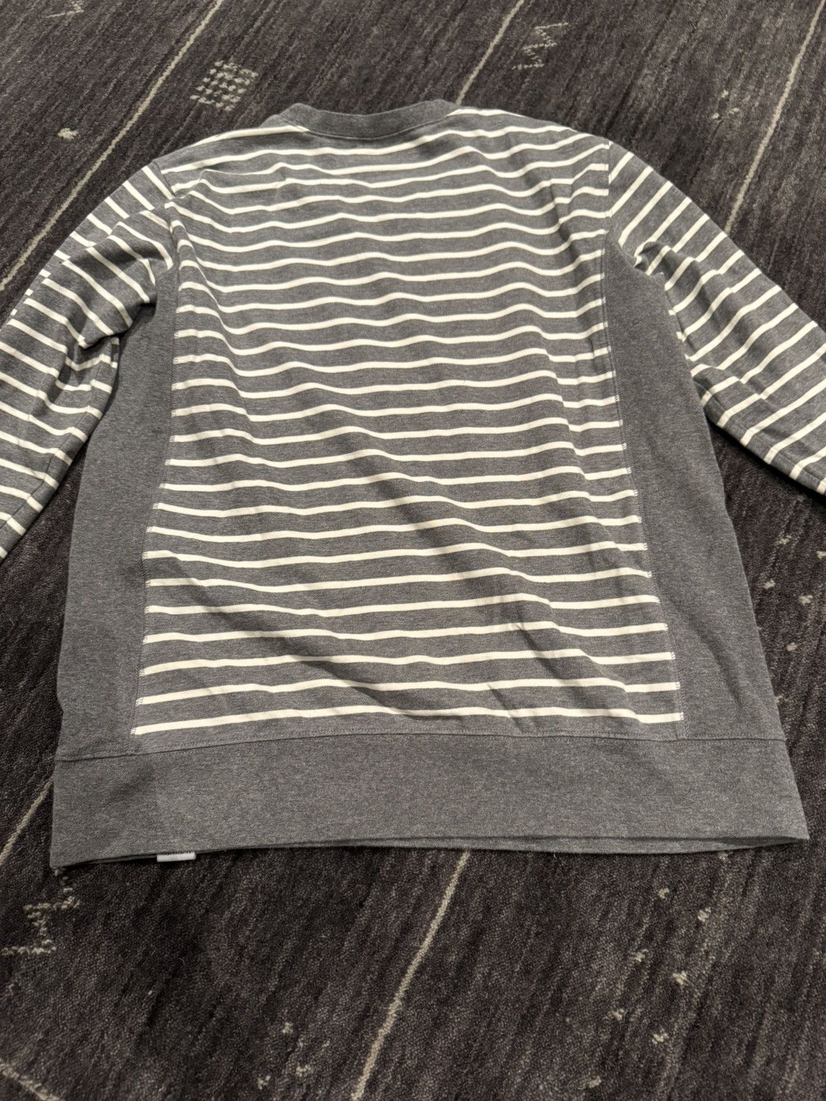 Carhartt CARHARTT Gray and White Striped Lightweight Sweatshirt Size US S / EU 44-46 / 1 - 5 Thumbnail