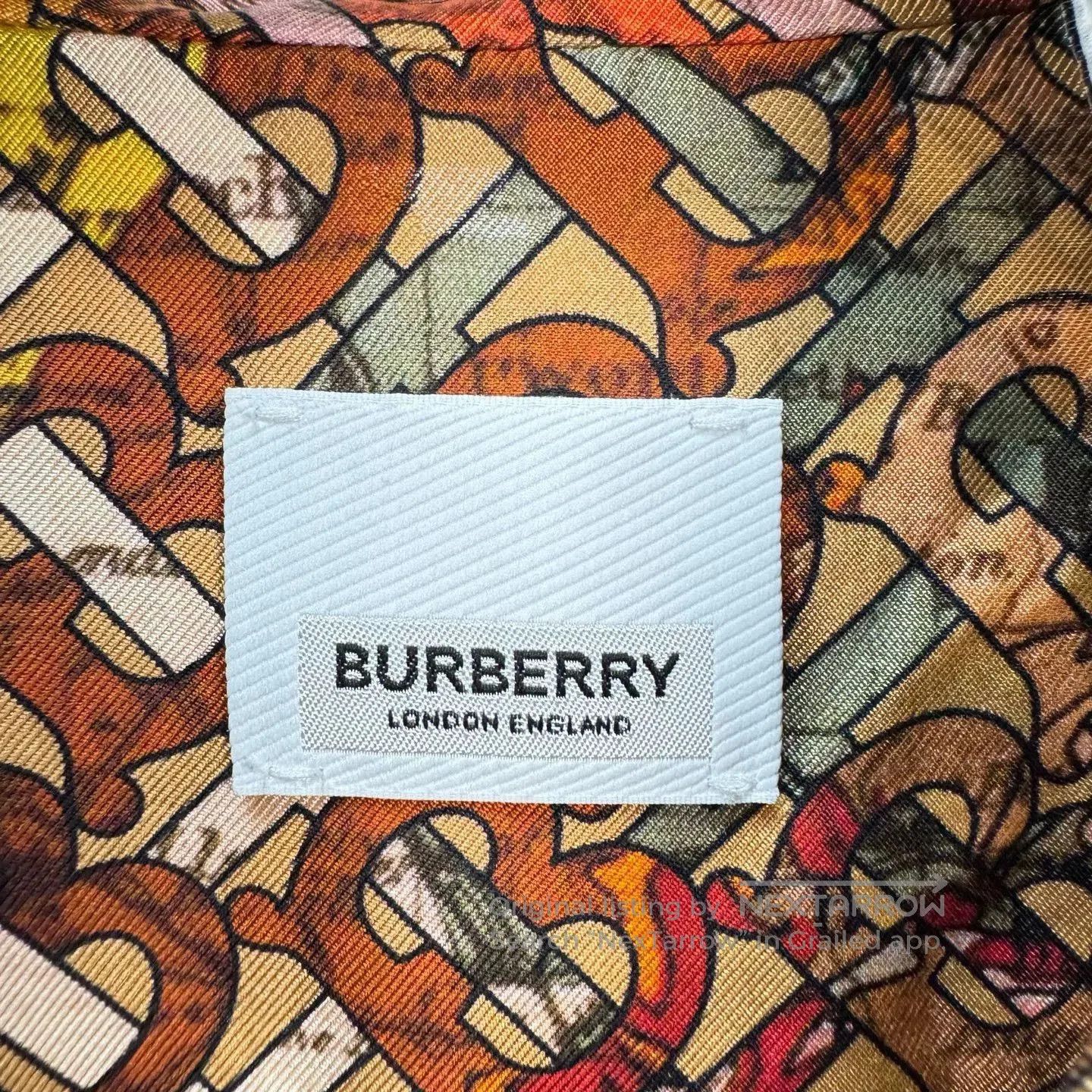 Burberry burberry colorful silk short sleeve shirt. Size XS / US 0-2 / IT 36-38 - 7 Thumbnail