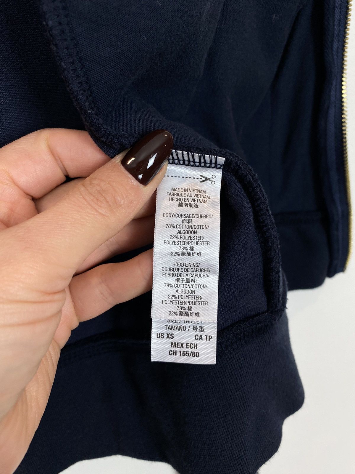 Juicy Couture Juicy Couture Velour Blue Long Sleeve Hoodie Womens Size XS Size XS / US 0-2 / IT 36-38 - 6 Thumbnail