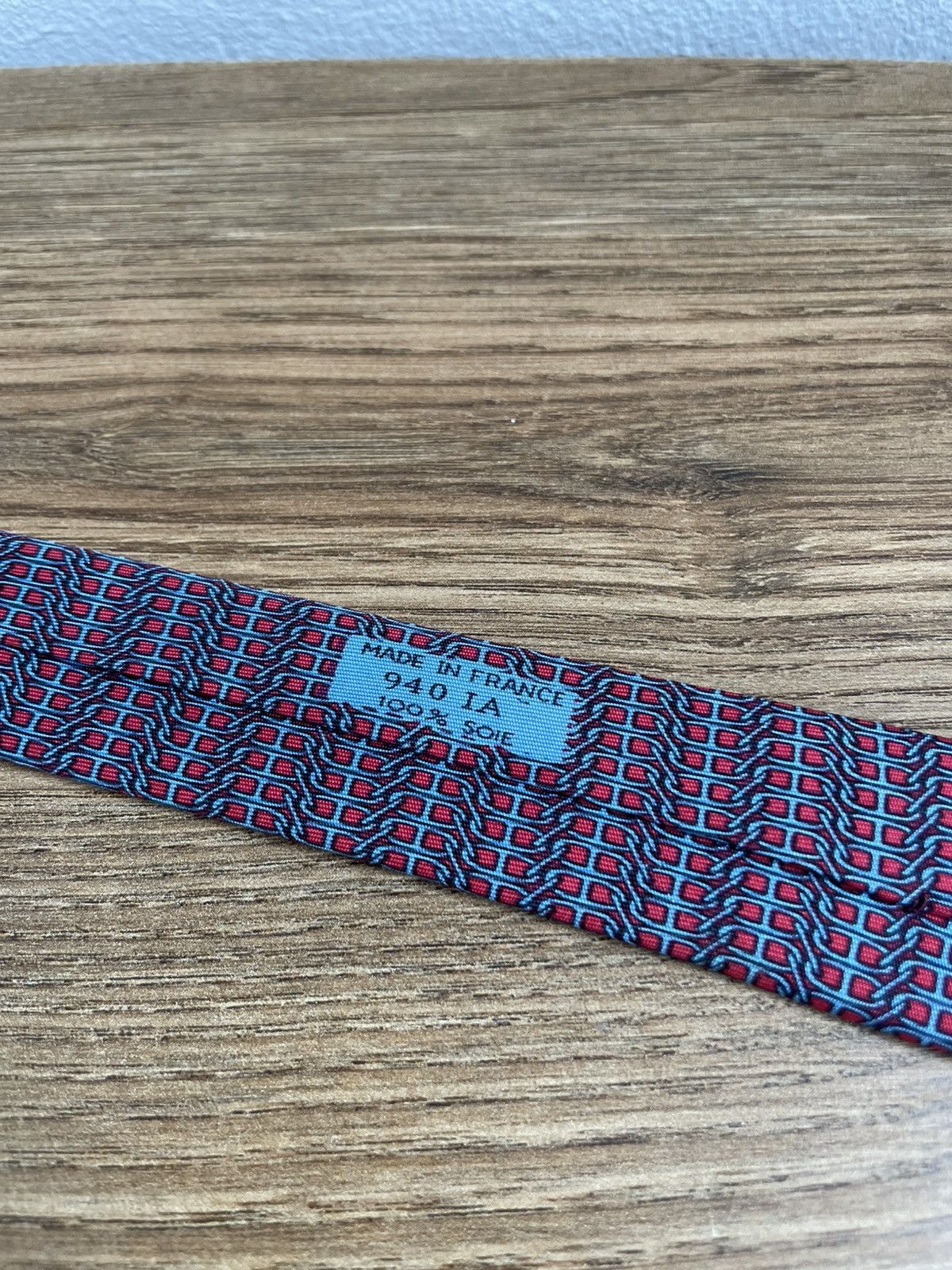 Hermes Hermes Paris Vintage 90s 100% Silk Tie Made In France 940 IA Size ONE SIZE - 10 Thumbnail