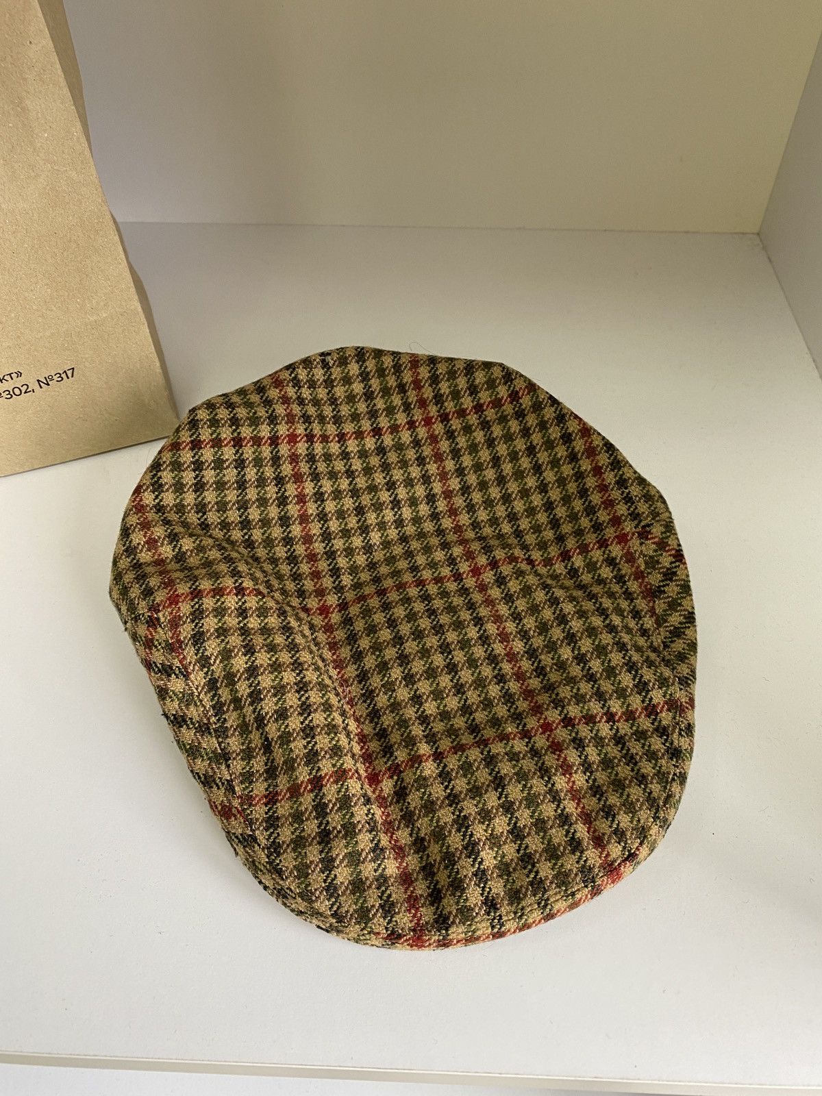 Barbour × Vintage Vintage Barbour Waxed cap hat Size ONE SIZE - 7 Thumbnail