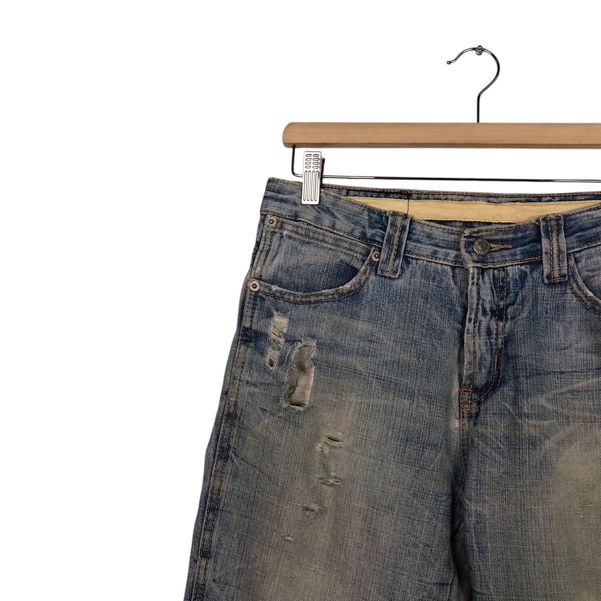 Japanese Brand Hysteric Glamour Vintage Distressed Straight Leg Denim Size 30" / US 8 / IT 44 - 8 Thumbnail