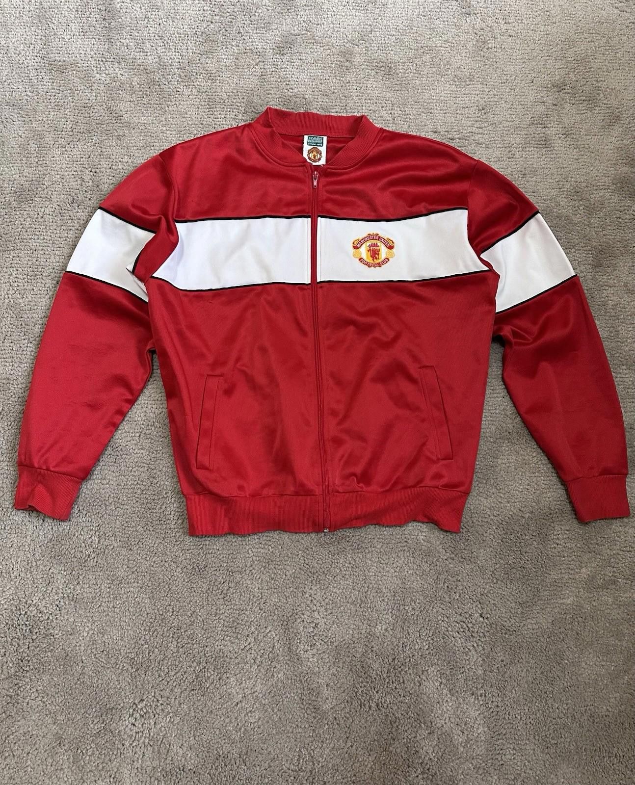 Other Score Draw Retro 1985 MANCHESTER UNITED Track Jacket Size US XL / EU 56 / 4 - 1 Thumbnail