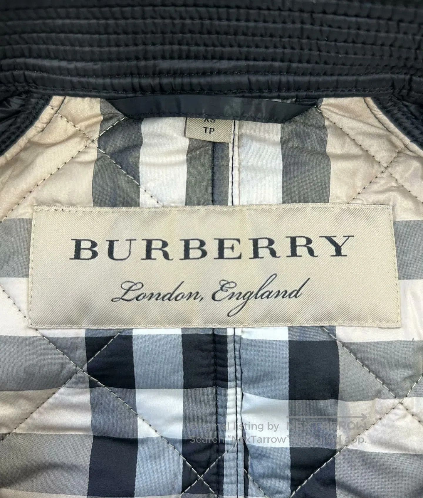 Burberry Burberry Black Diamond Quilted Hooded Belted Cotton Jacket Size XS / US 0-2 / IT 36-38 - 3 Thumbnail