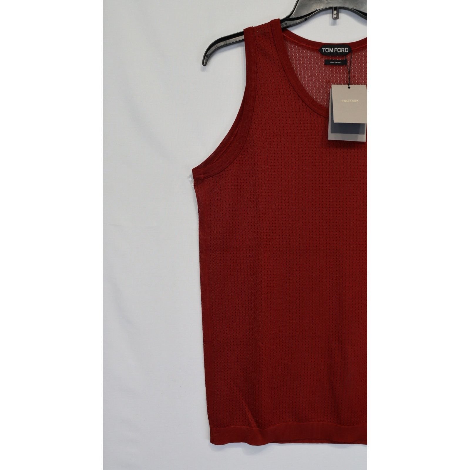 Tom Ford o1rshd1 Canotta Top Tank in Red Size US M / EU 48-50 / 2 - 4 Thumbnail