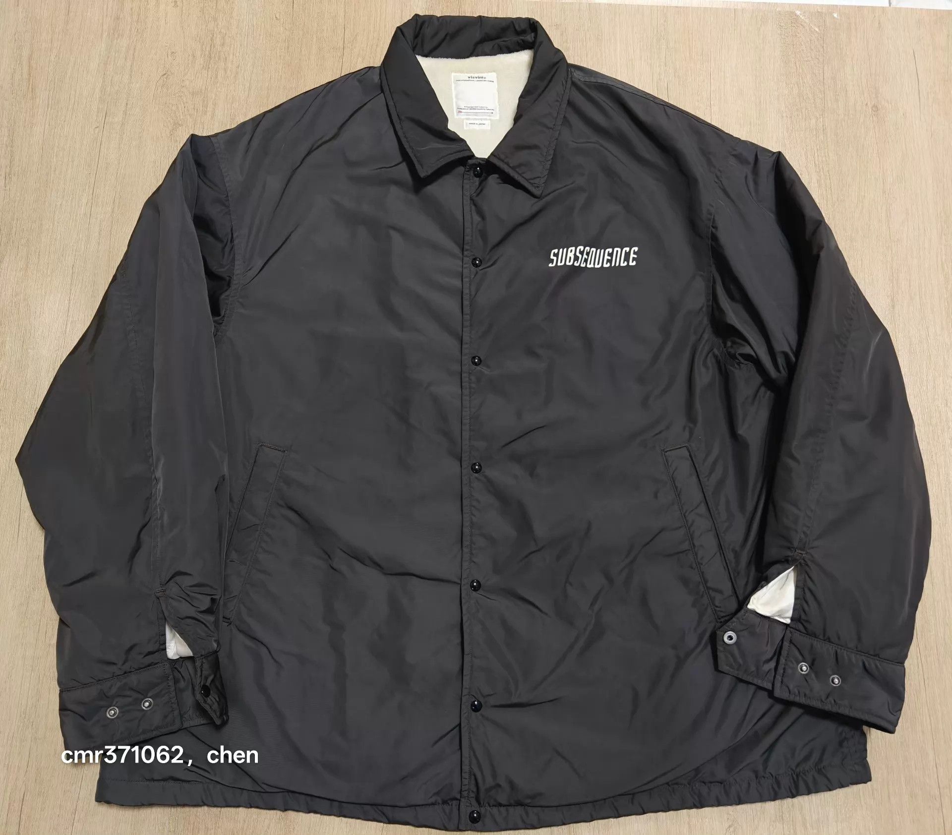 Visvim visvim 23SS Coach Jkt Subsequence Black 4 Mud Dyed Size US XL / EU 56 / 4 - 1 Thumbnail