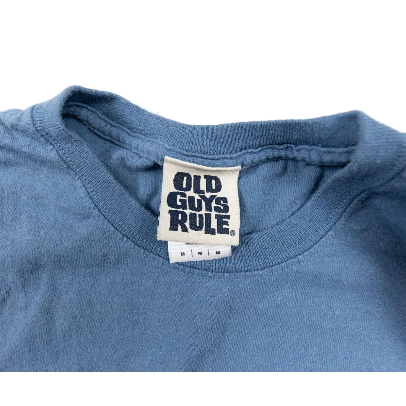 Vintage VINTAGE Old Guys Rule Men's T-Shirt Medium Blue Short Sleeve Graphic Tee Classic Car Truck Size US M / EU 48-50 / 2 - 7 Thumbnail