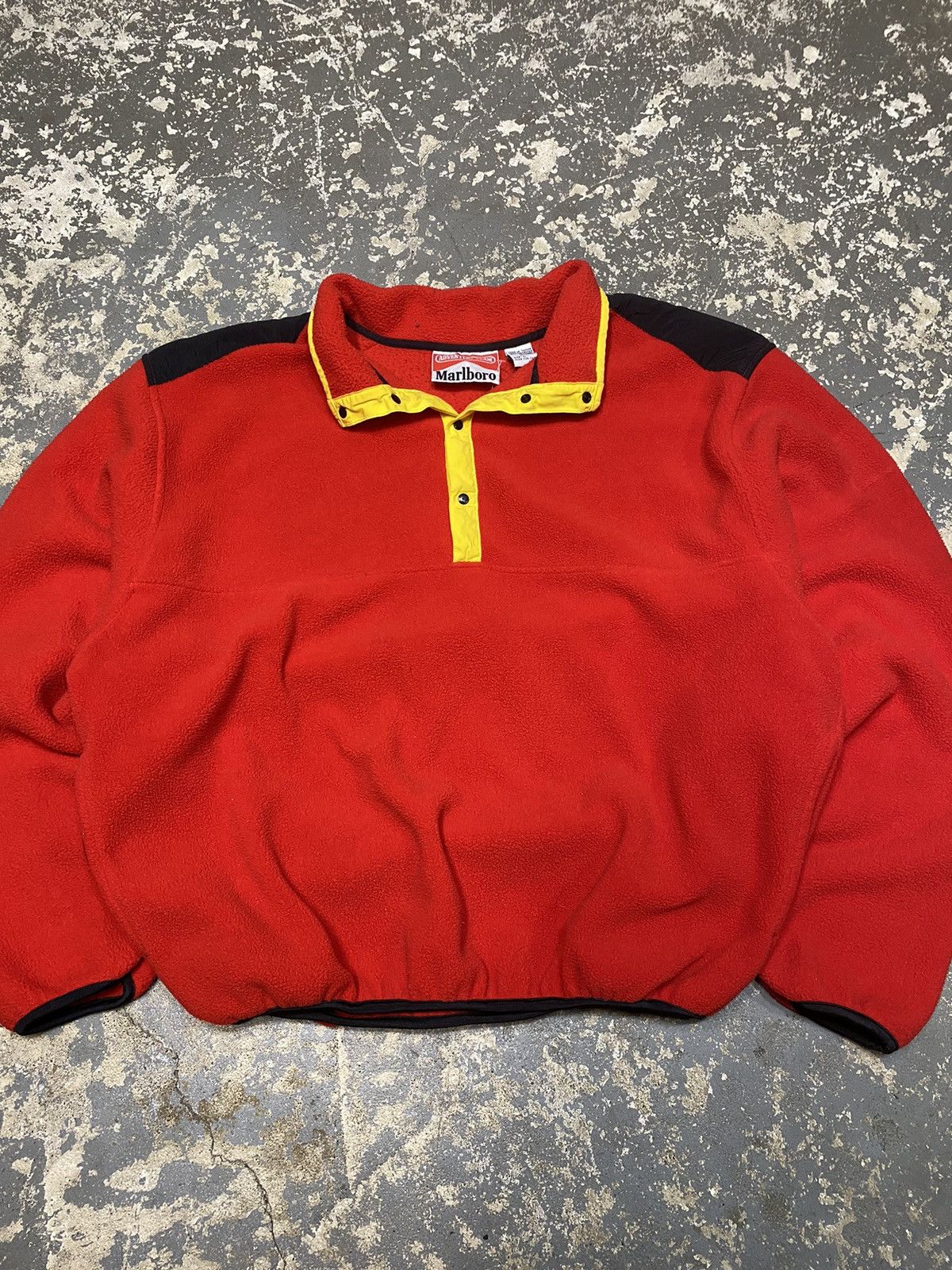 Marlboro Vintage Marlboro Unlimited Synchilla Botton Snap Fleece Size US L / EU 52-54 / 3 - 4 Thumbnail
