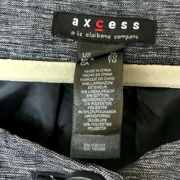 Liz Claiborne VINTAGE Axcess Liz Claiborne Cropped Coat Womens XL Gray Metallic Style Size XL / US 12-14 / IT 48-50 - 6 Thumbnail