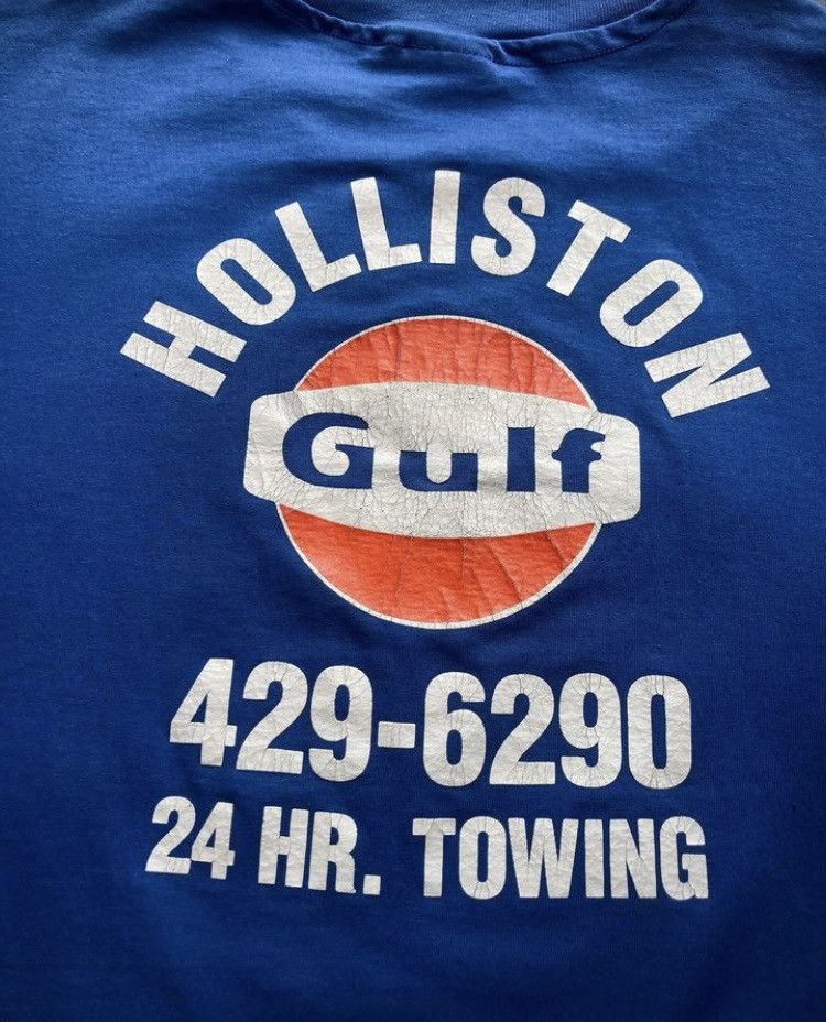 Vintage Vintage 90s Holliston Gulf Towing Company Tee Size US XL / EU 56 / 4 - 7 Thumbnail