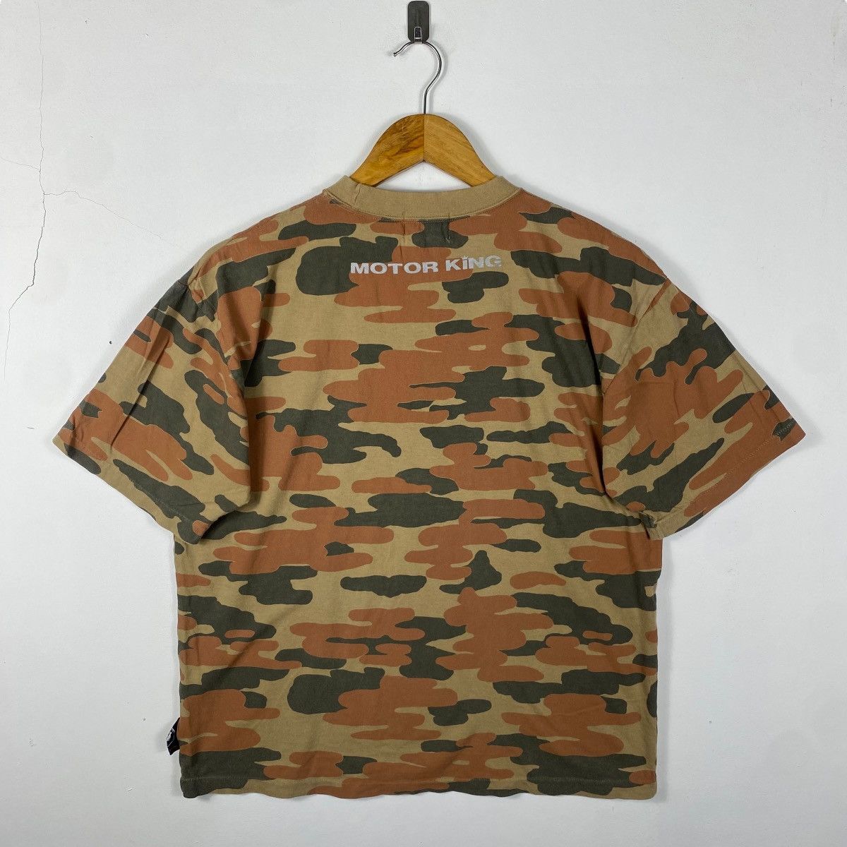 Michiko Koshino Vintage 80's MOTOR KING By Michiko Koshino Camouflage Tee Size US L / EU 52-54 / 3 - 5 Thumbnail