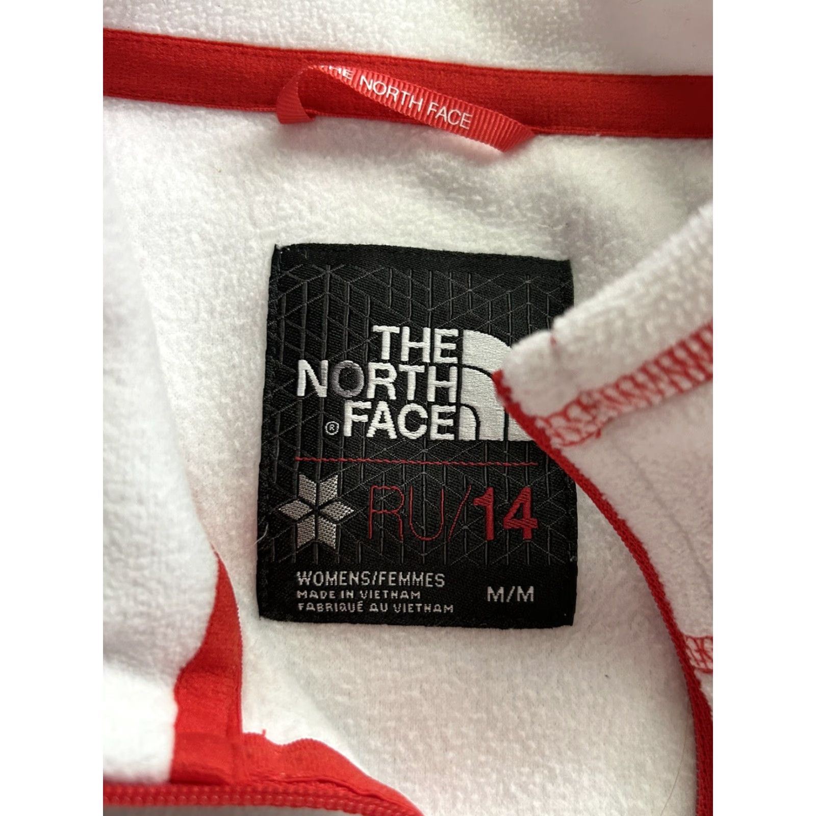 The North Face The North Face Cadet Jacket Womens White Medium Regular Zip Star Stripes Patriotic Casual Logo Size M / US 6-8 / IT 42-44 - 4 Thumbnail