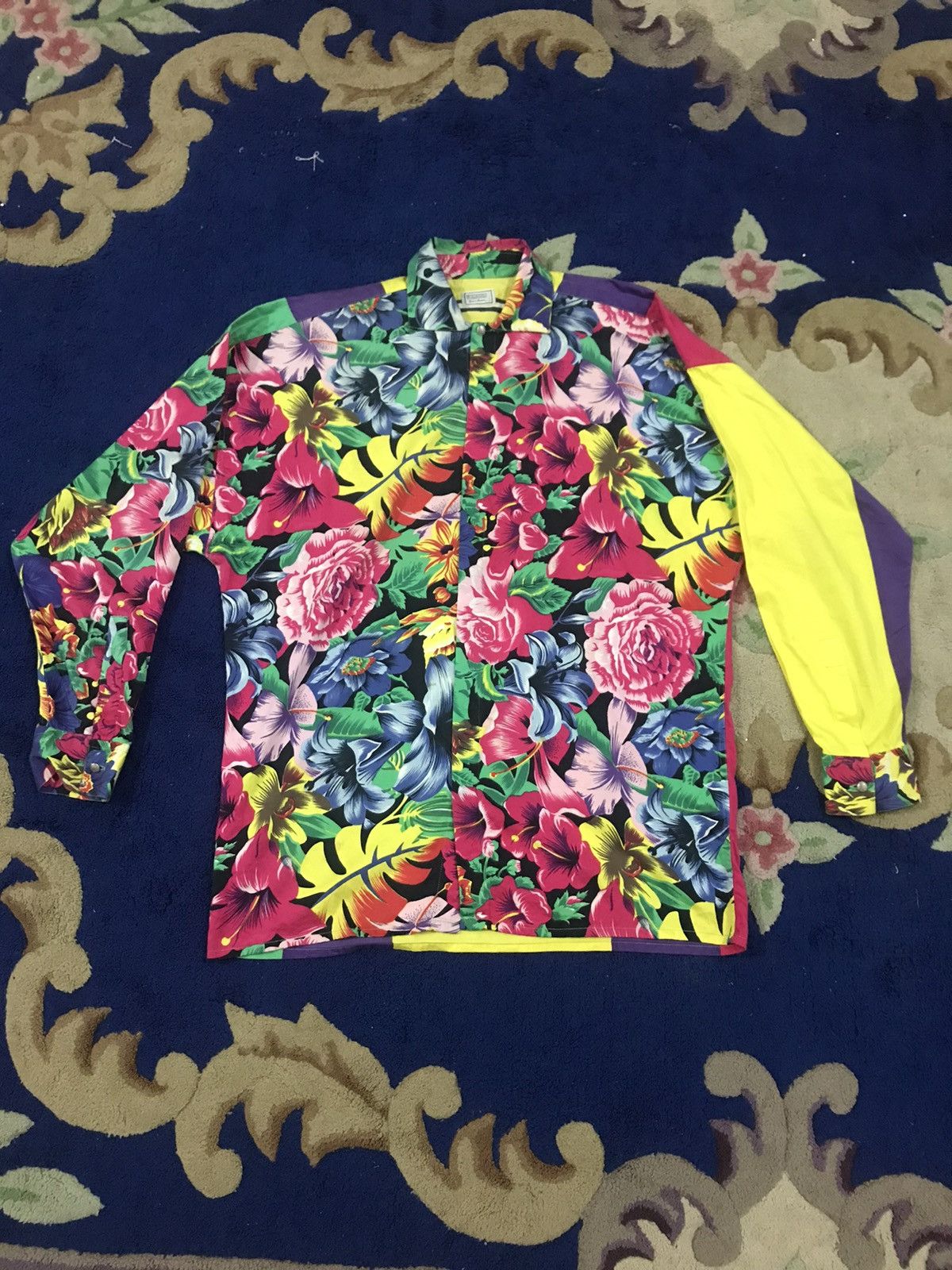 Versus Versace Versus Gianni Versace Floral Print Size US S / EU 44-46 / 1 - 1 Thumbnail