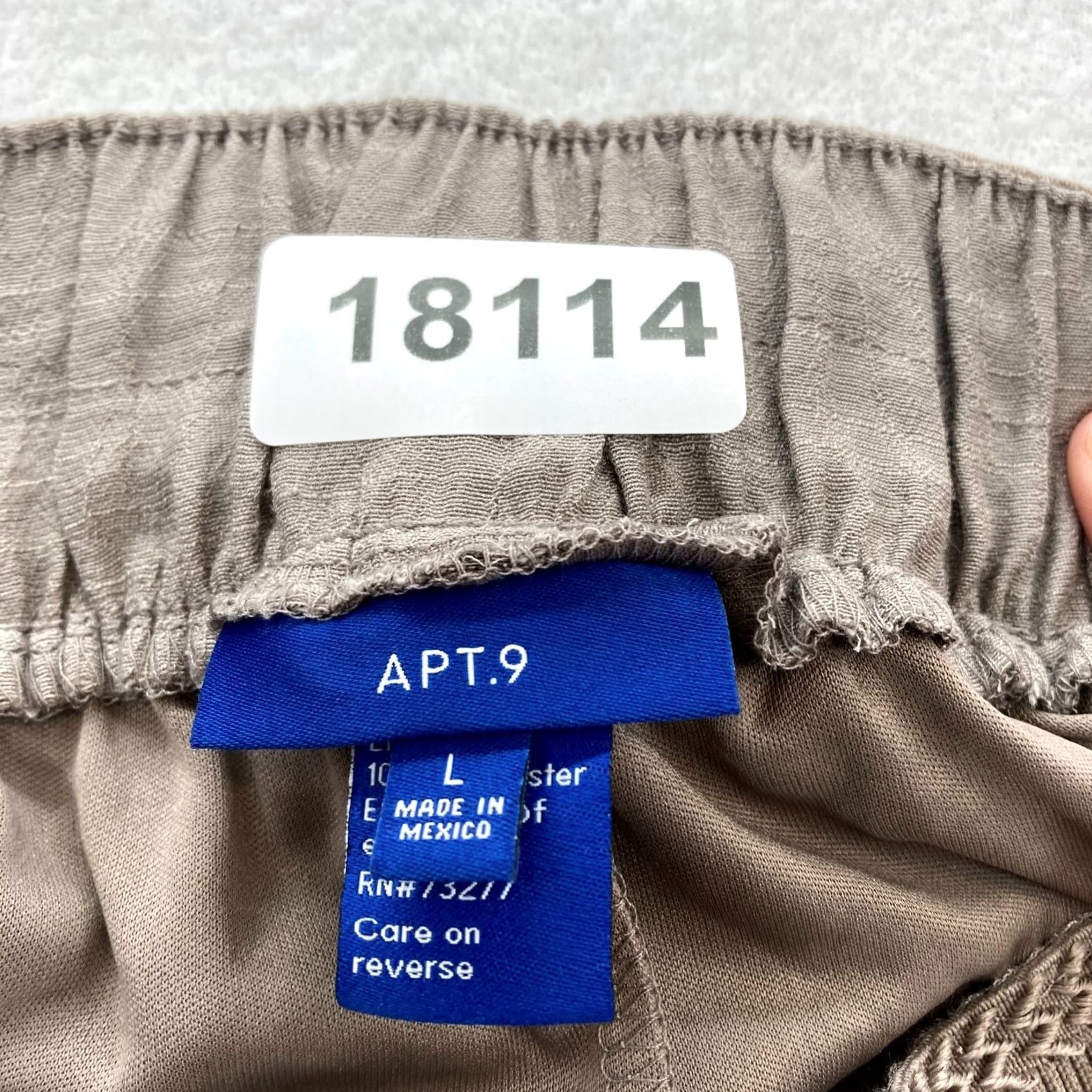 Apt. 9 Apt. 9 Pants Women's Large Brown Stretch Fabric Pull On Wide Leg NWT Size 36" / US 14 / IT 50 - 5 Thumbnail