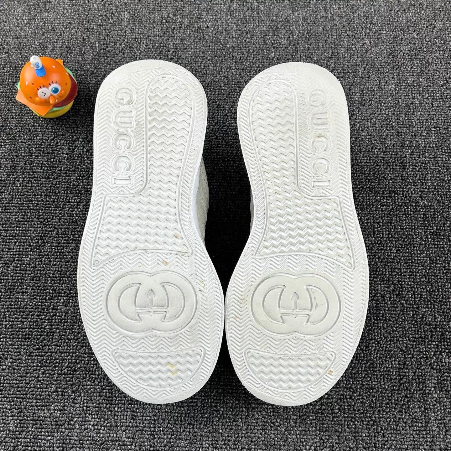 Gucci Gucci White Leather Cookie Sneakers Women's 36.5 Size US 6 / IT 36 - 6 Thumbnail