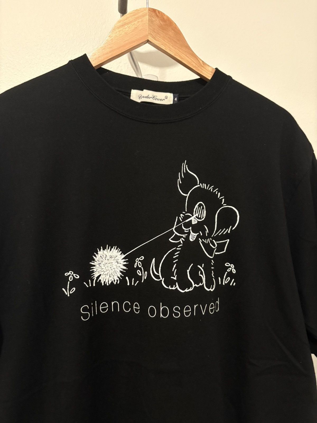 Undercover Silence Observed Tee Black [SS22] Size US XL / EU 56 / 4 - 3 Thumbnail